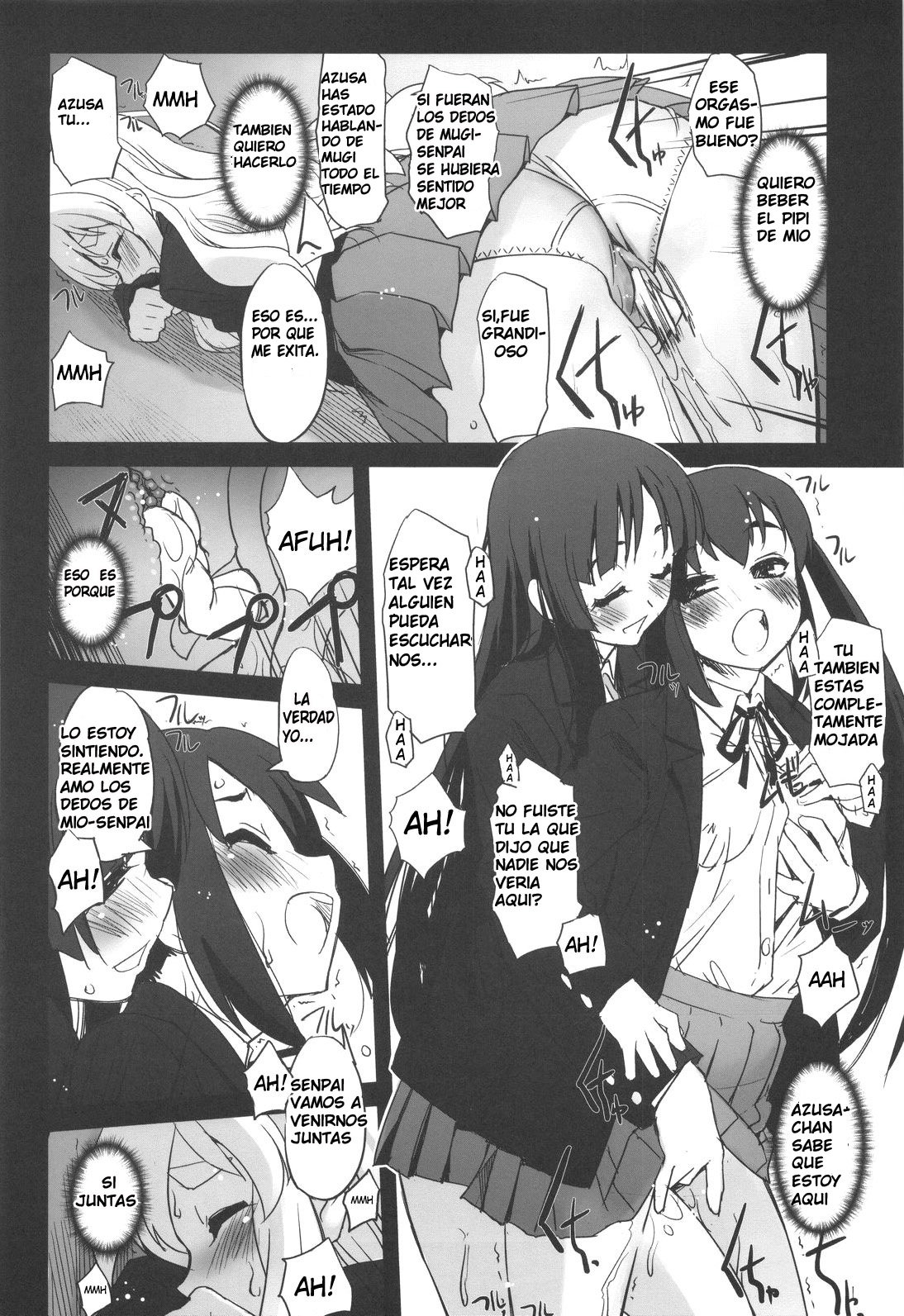 (C76) [G-Power! (Sasayuki)] Nekomimi to Toilet to Houkago no Bushitsu | Cat Ears And A Restroom And The Club Room After School (K-ON) [Spanish][Mugidanshi Fansub] image number 13