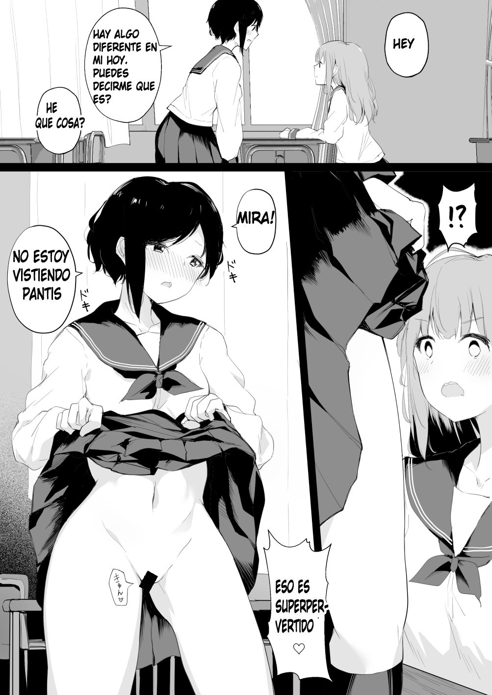 [Shimofuri Maguro] Do M Uraaka Joshi ga Kousoku Yuri Ecchi de Onna Doushi no Yosa o Oshiekomarechau Hon Ch. 2 [Spanish][Mugidanshi Fansub] numero di immagine  2