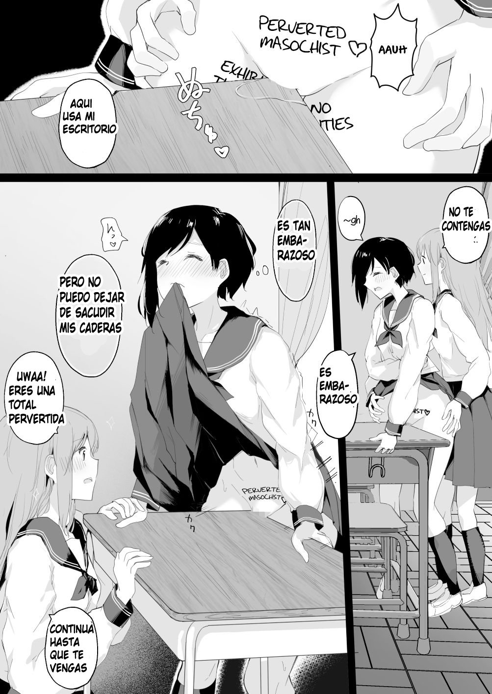 [Shimofuri Maguro] Do M Uraaka Joshi ga Kousoku Yuri Ecchi de Onna Doushi no Yosa o Oshiekomarechau Hon Ch. 2 [Spanish][Mugidanshi Fansub] numero di immagine  4