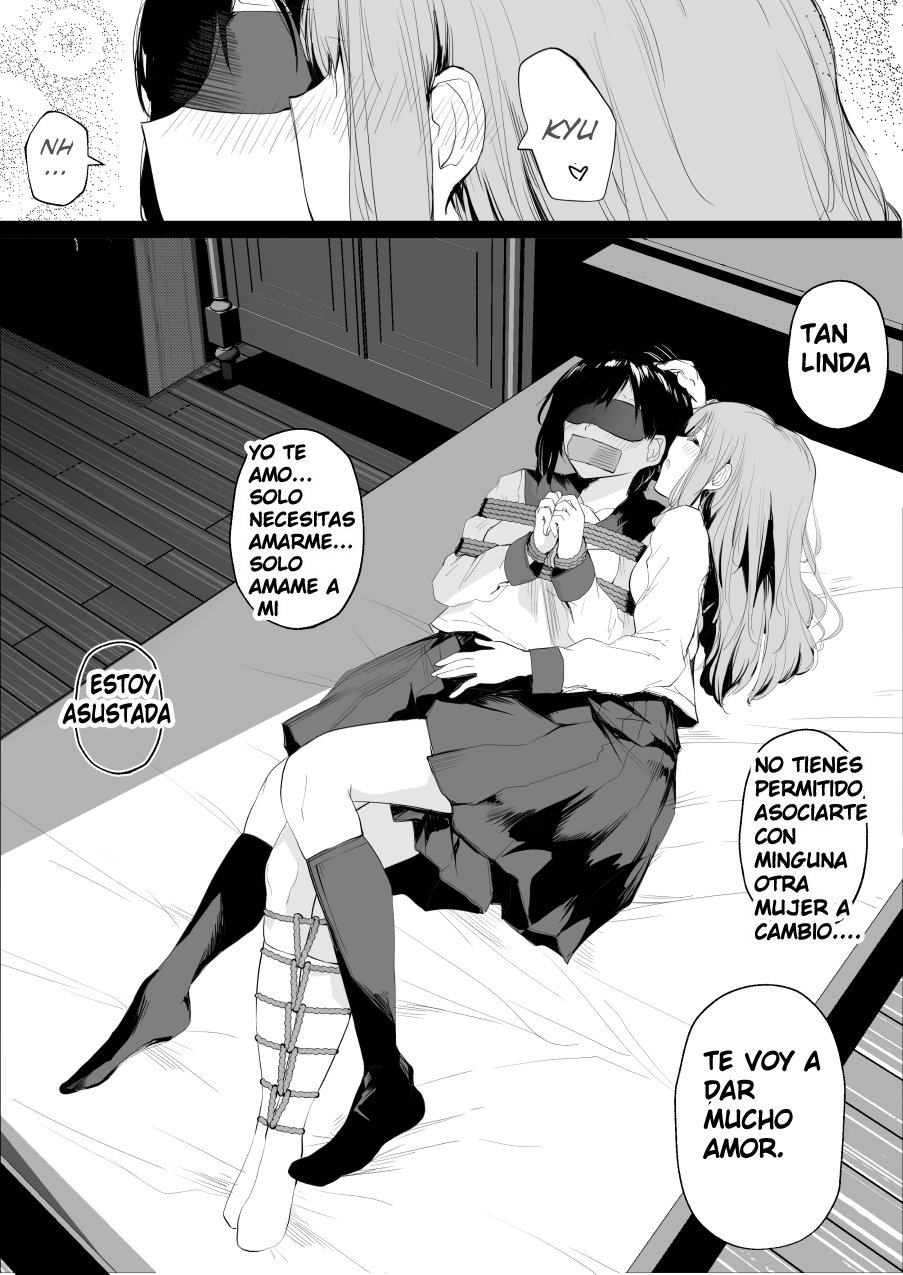 [Shimofuri Maguro] Do M Uraaka Joshi ga Kousoku Yuri Ecchi de Onna Doushi no Yosa o Oshiekomarechau Hon Ch. 2 [Spanish][Mugidanshi Fansub] numero di immagine  5