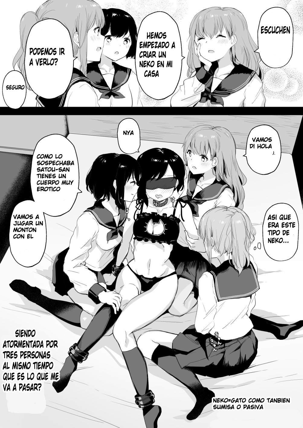 [Shimofuri Maguro] Do M Uraaka Joshi ga Kousoku Yuri Ecchi de Onna Doushi no Yosa o Oshiekomarechau Hon Ch. 2 [Spanish][Mugidanshi Fansub] numero di immagine  9