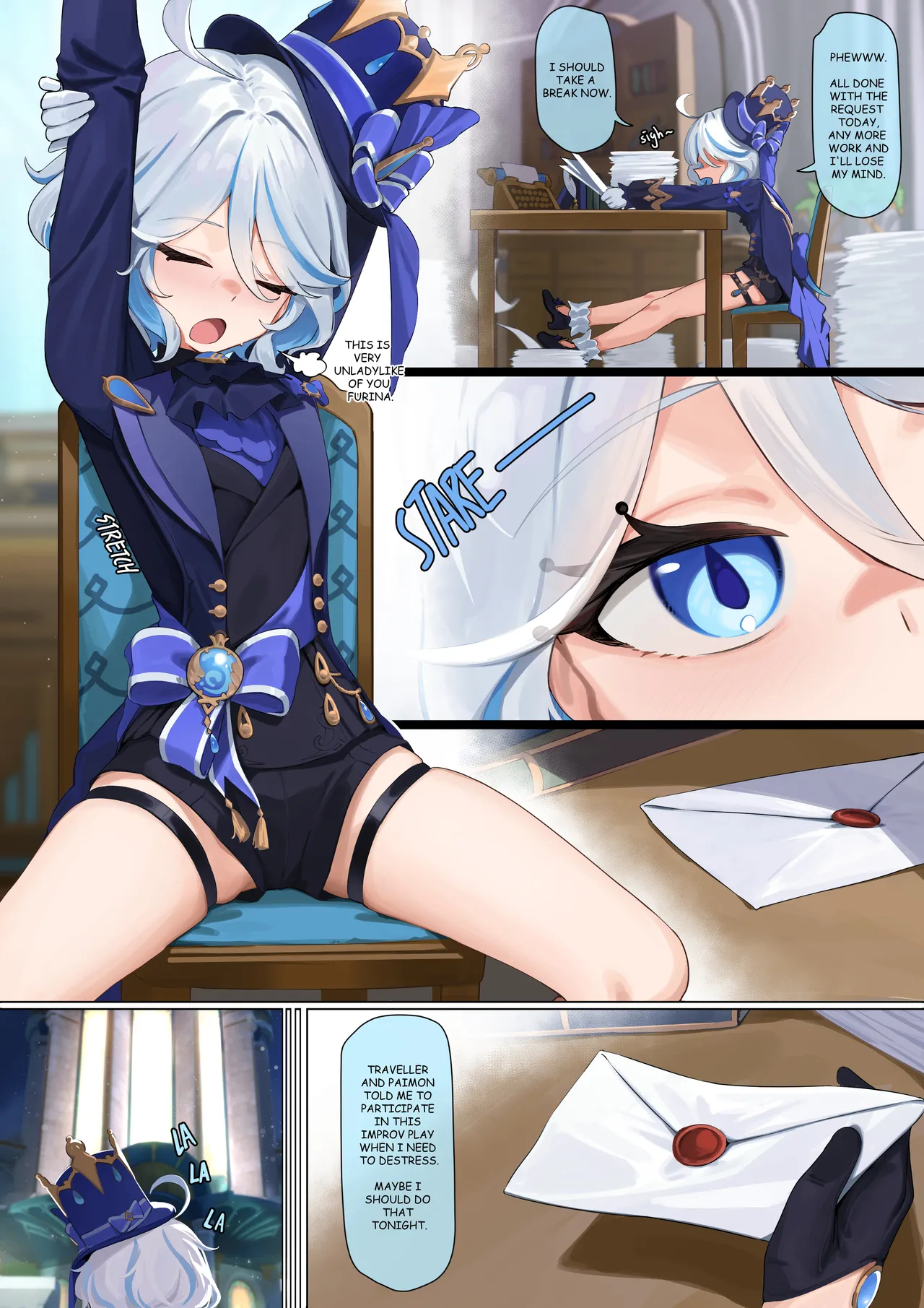 [Skai_kun] Furina no Butai | The Furina Show (Genshin Impact) [English] 画像番号 2