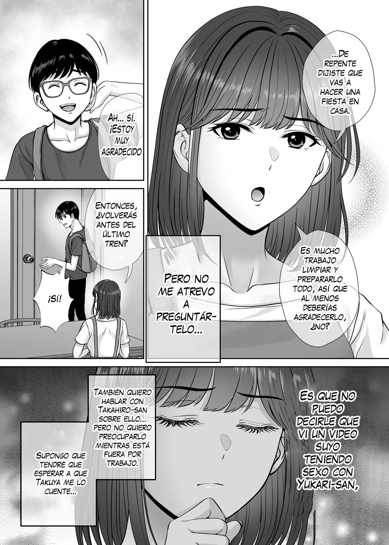 [Melon no Hoshiboshi (Hoshiduki Melon)] Haha Swapping 3 ~Haha Koukan de Mise Ai 4P! Orera ga Yaritai Houdai shita Hanashi~｜Intercambio de Madres 3 ~¡Exhibición de los 4! La Historia de Cómo Hicimos lo que Quisimos~ [Spanish] [K-le Traducciones] изображение № 11