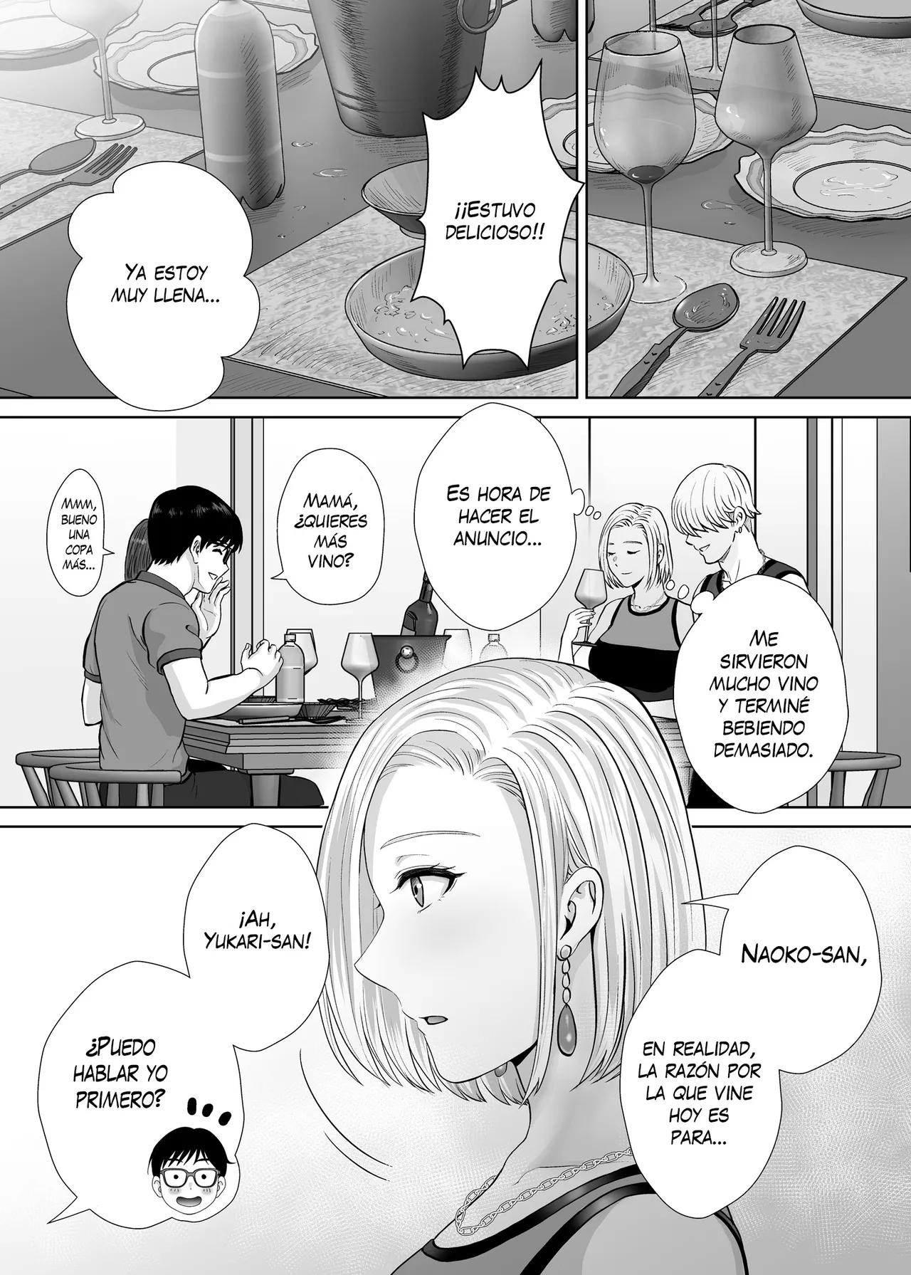 [Melon no Hoshiboshi (Hoshiduki Melon)] Haha Swapping 3 ~Haha Koukan de Mise Ai 4P! Orera ga Yaritai Houdai shita Hanashi~｜Intercambio de Madres 3 ~¡Exhibición de los 4! La Historia de Cómo Hicimos lo que Quisimos~ [Spanish] [K-le Traducciones] изображение № 20