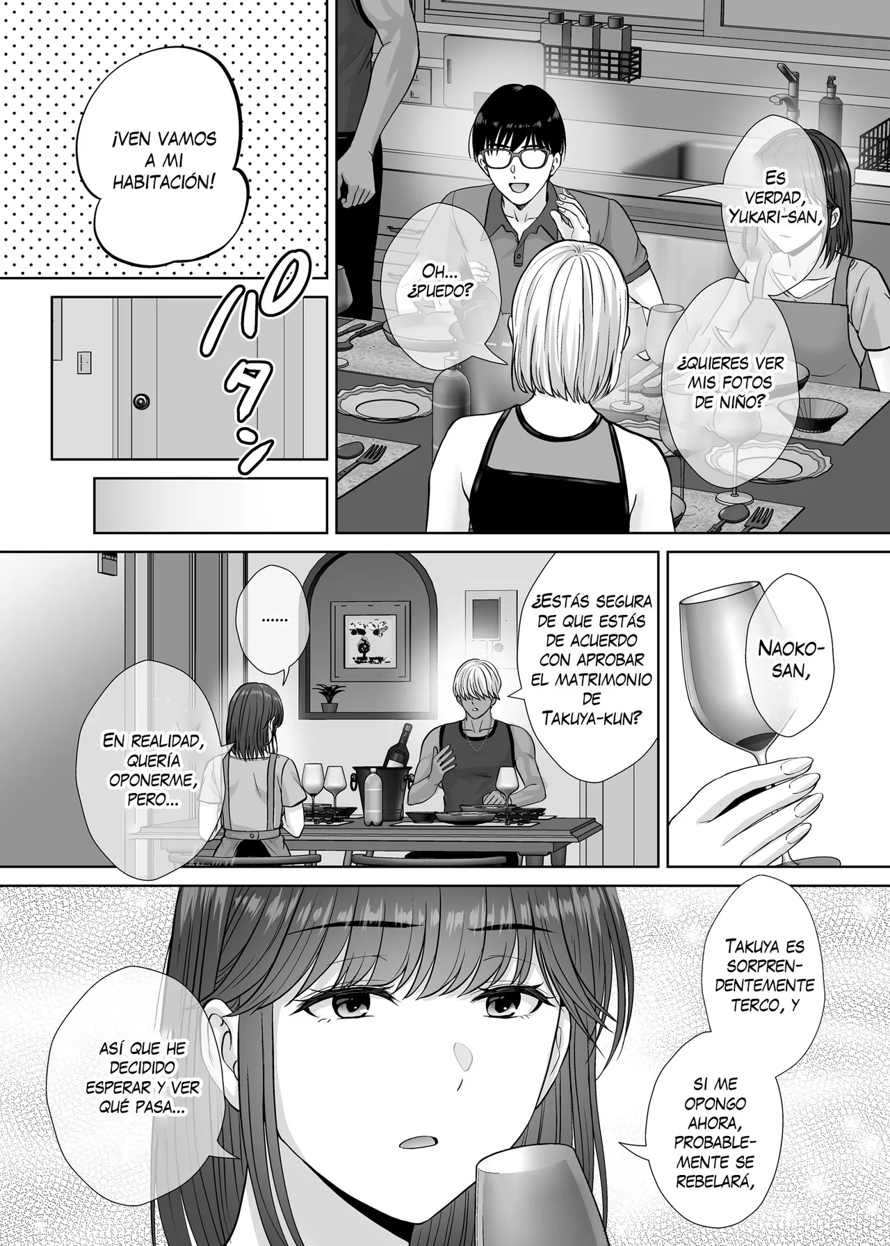 [Melon no Hoshiboshi (Hoshiduki Melon)] Haha Swapping 3 ~Haha Koukan de Mise Ai 4P! Orera ga Yaritai Houdai shita Hanashi~｜Intercambio de Madres 3 ~¡Exhibición de los 4! La Historia de Cómo Hicimos lo que Quisimos~ [Spanish] [K-le Traducciones] изображение № 23