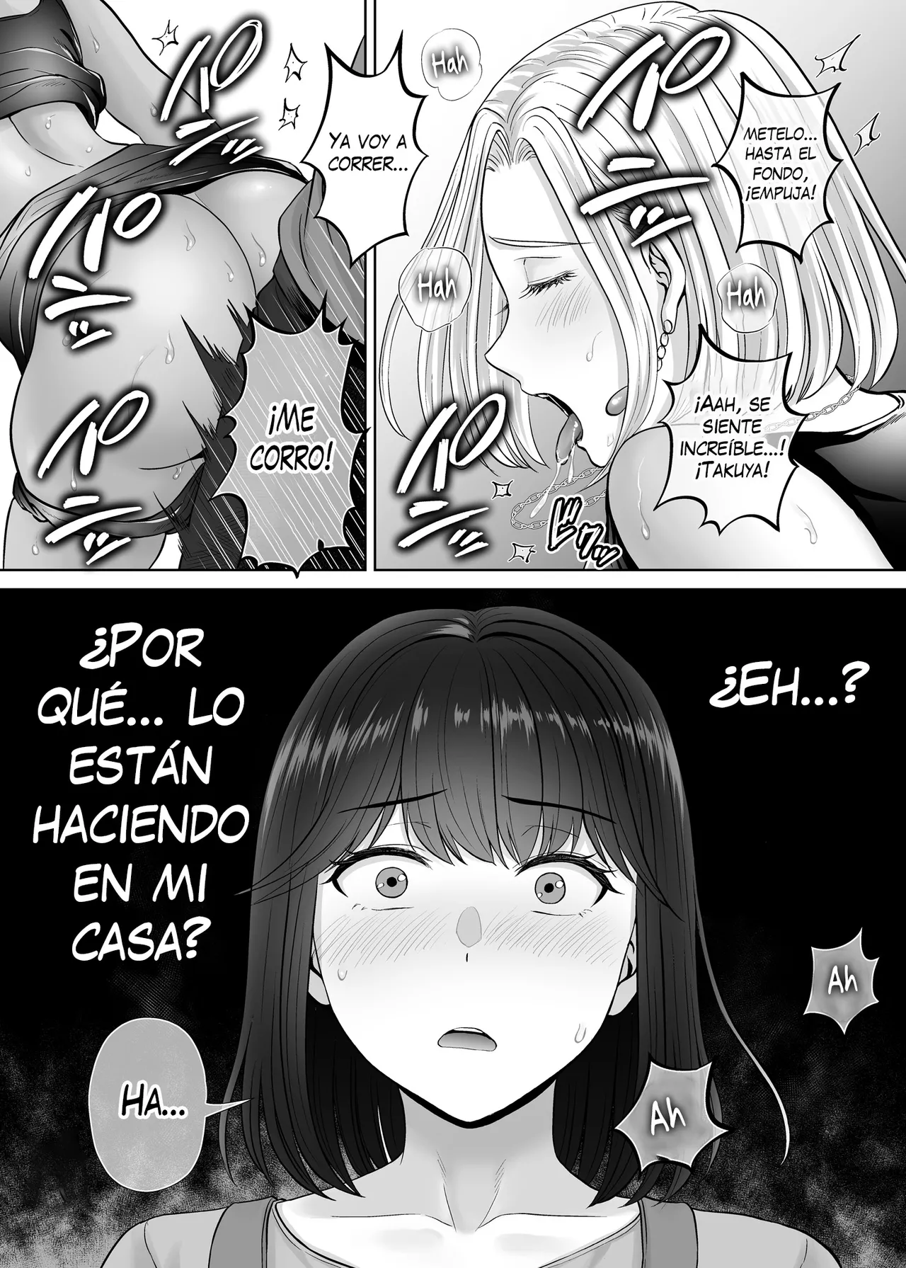 [Melon no Hoshiboshi (Hoshiduki Melon)] Haha Swapping 3 ~Haha Koukan de Mise Ai 4P! Orera ga Yaritai Houdai shita Hanashi~｜Intercambio de Madres 3 ~¡Exhibición de los 4! La Historia de Cómo Hicimos lo que Quisimos~ [Spanish] [K-le Traducciones] изображение № 28