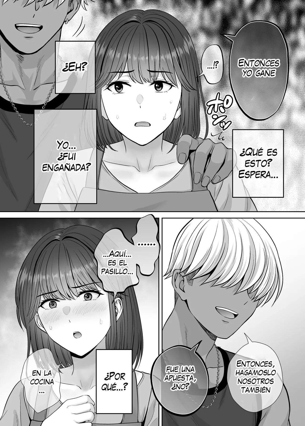 [Melon no Hoshiboshi (Hoshiduki Melon)] Haha Swapping 3 ~Haha Koukan de Mise Ai 4P! Orera ga Yaritai Houdai shita Hanashi~｜Intercambio de Madres 3 ~¡Exhibición de los 4! La Historia de Cómo Hicimos lo que Quisimos~ [Spanish] [K-le Traducciones] изображение № 29