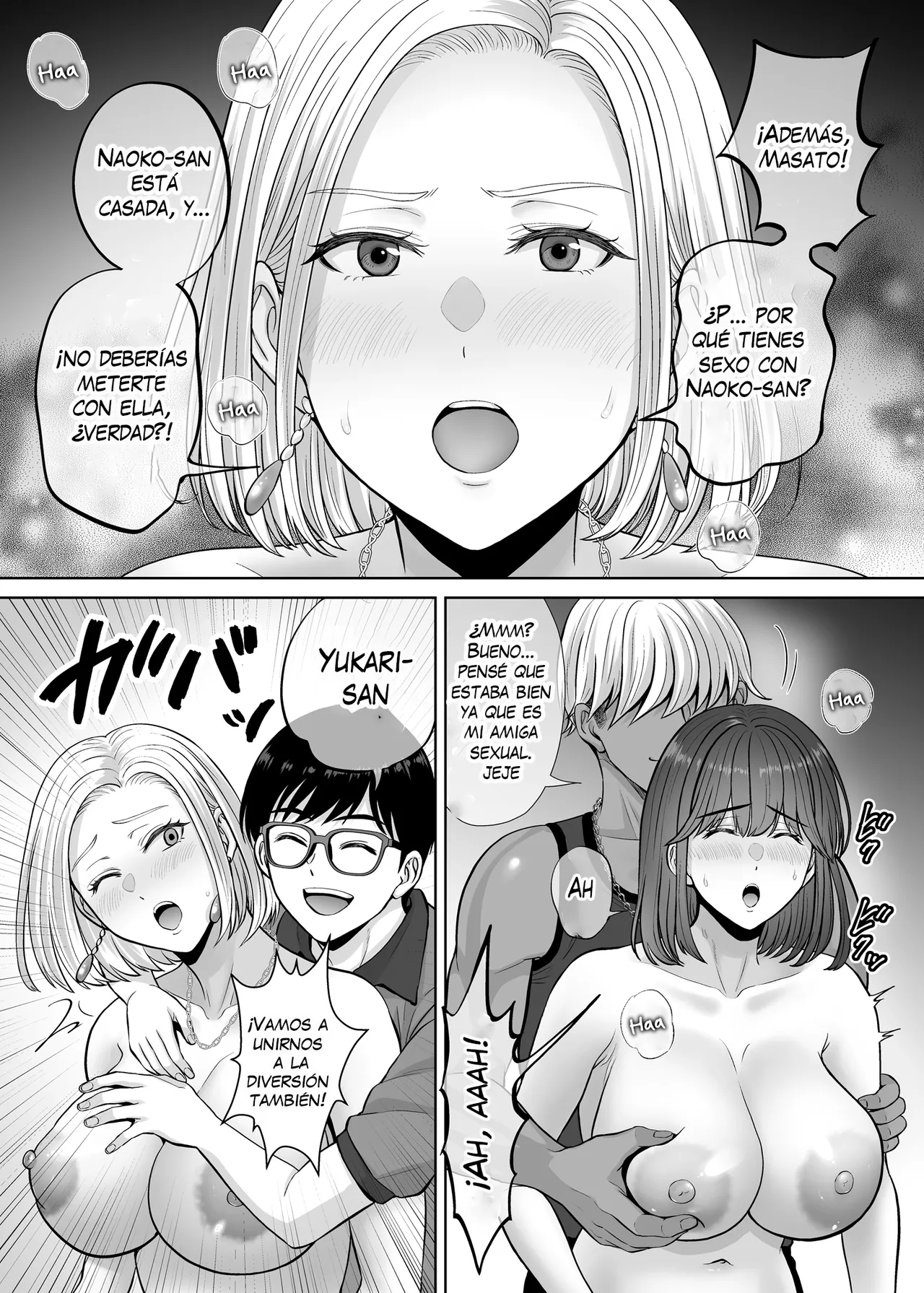 [Melon no Hoshiboshi (Hoshiduki Melon)] Haha Swapping 3 ~Haha Koukan de Mise Ai 4P! Orera ga Yaritai Houdai shita Hanashi~｜Intercambio de Madres 3 ~¡Exhibición de los 4! La Historia de Cómo Hicimos lo que Quisimos~ [Spanish] [K-le Traducciones] изображение № 64