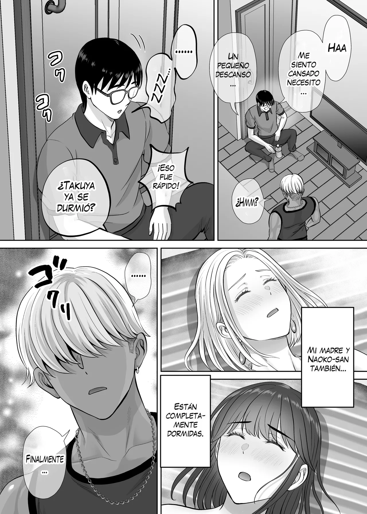 [Melon no Hoshiboshi (Hoshiduki Melon)] Haha Swapping 3 ~Haha Koukan de Mise Ai 4P! Orera ga Yaritai Houdai shita Hanashi~｜Intercambio de Madres 3 ~¡Exhibición de los 4! La Historia de Cómo Hicimos lo que Quisimos~ [Spanish] [K-le Traducciones] изображение № 87