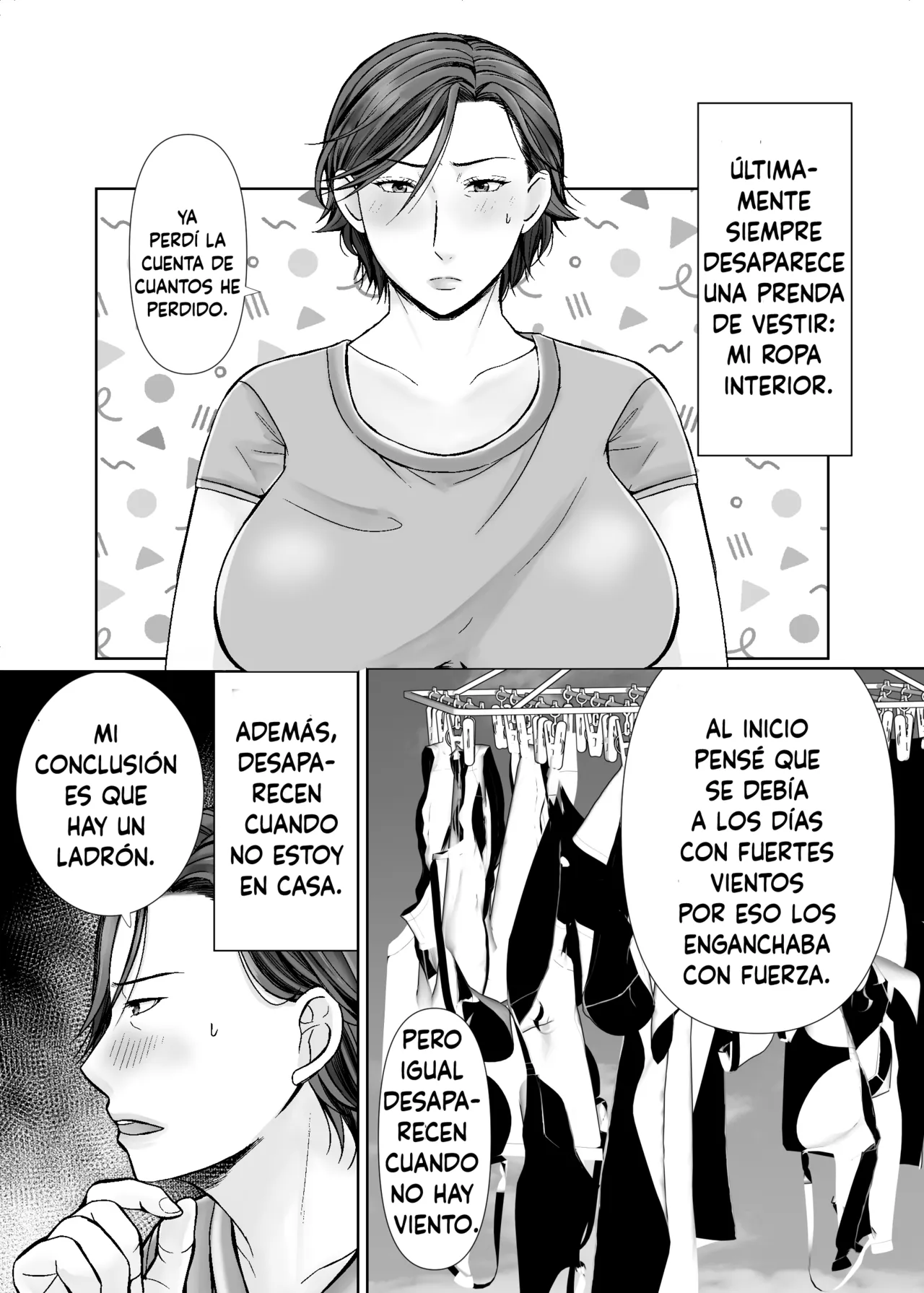 [Popotto Denki Ichigouten] Shitagi dorobō to mutchiri obasan [Spanish] imagen número 2