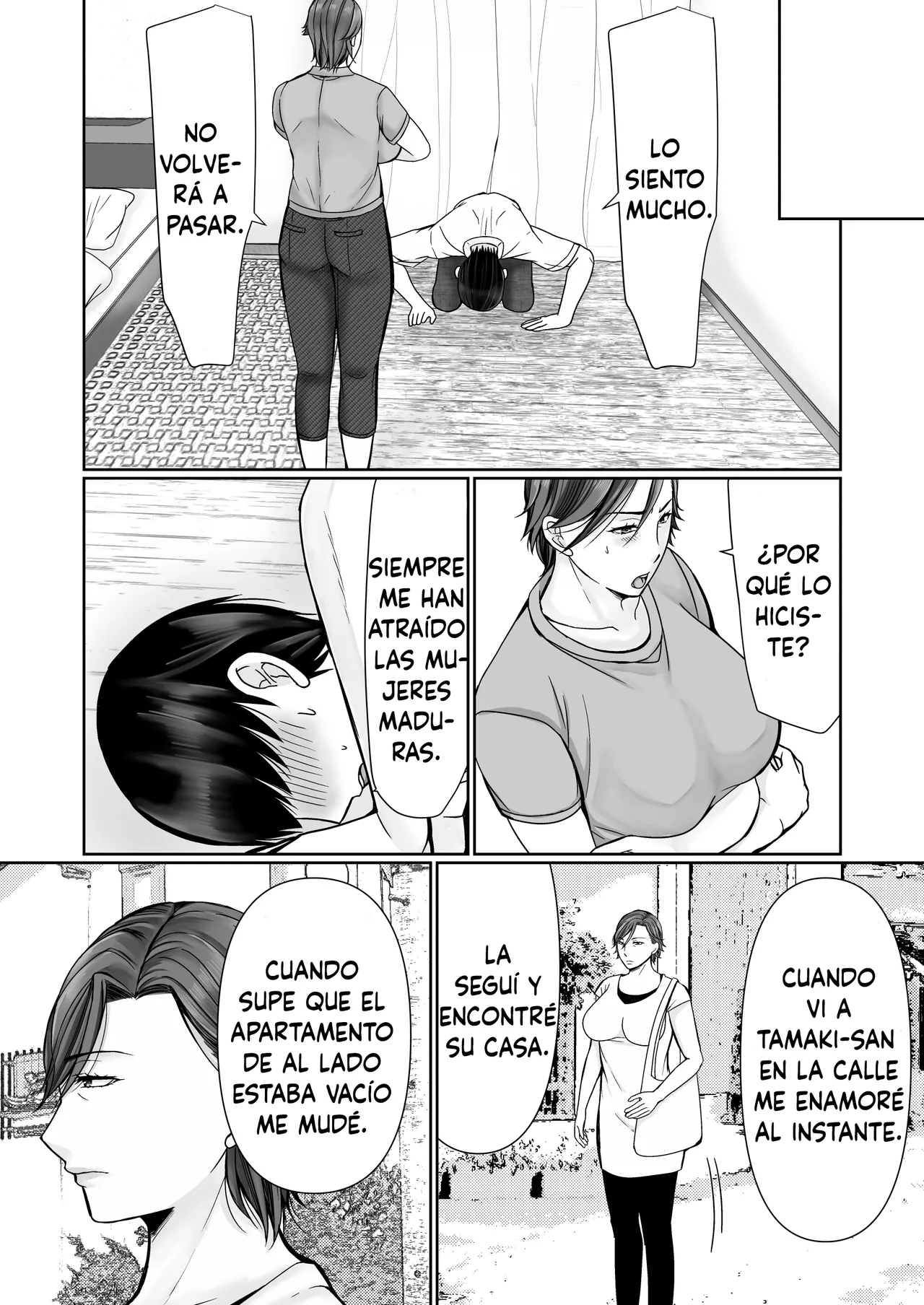 [Popotto Denki Ichigouten] Shitagi dorobō to mutchiri obasan [Spanish] imagen número 5