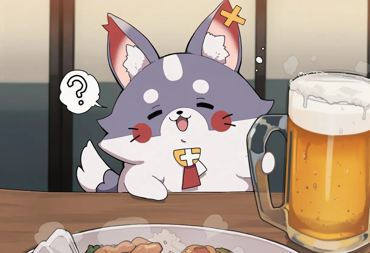 ookami mio drunken breeding [AI generated] image number 3