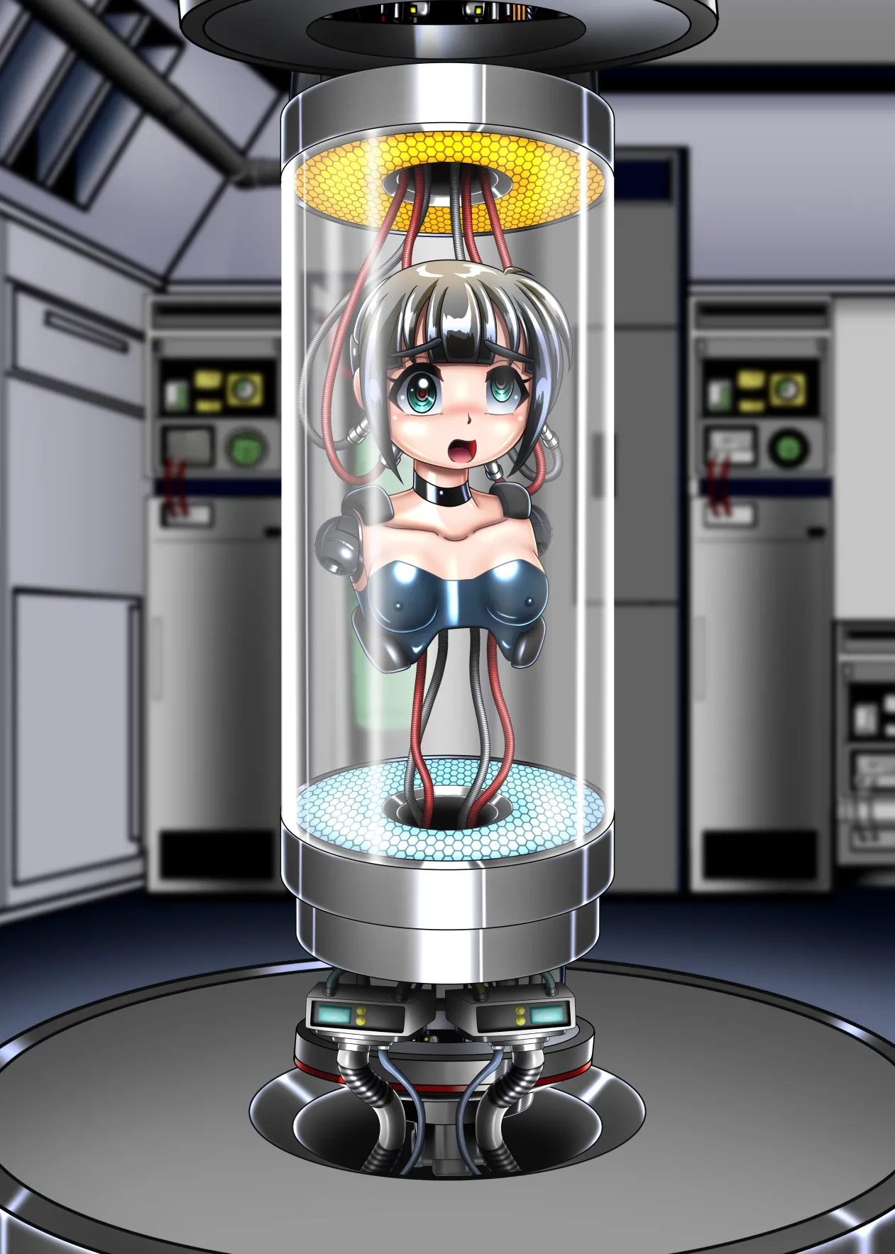 [Cyber F] 本想只进行机械改造的我连大脑也变成了机械【下卷】[Chinese] [垃姬兔个人汉化] [Digital] image number 30