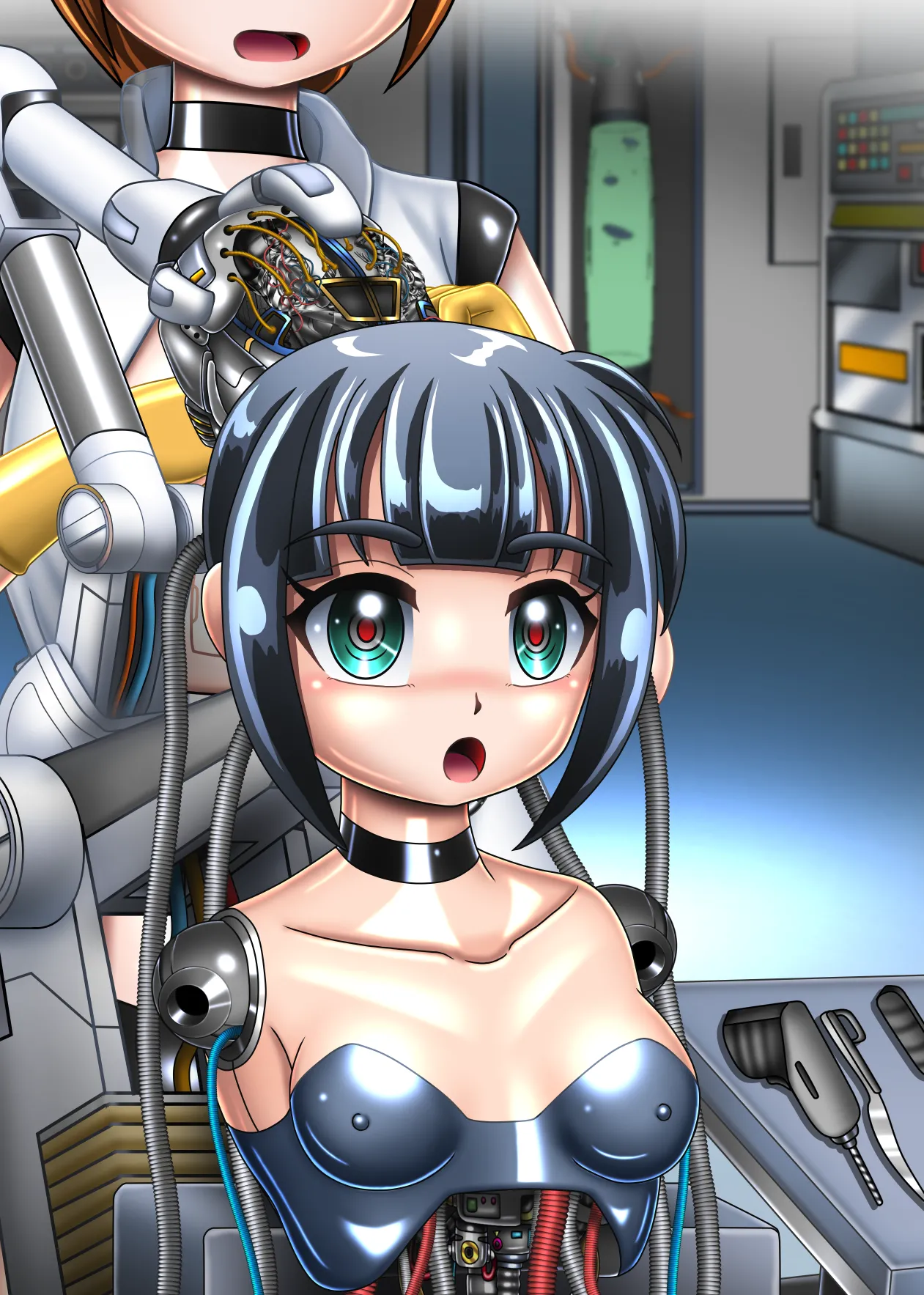 [Cyber F] 本想只进行机械改造的我连大脑也变成了机械【下卷】[Chinese] [垃姬兔个人汉化] [Digital] image number 31