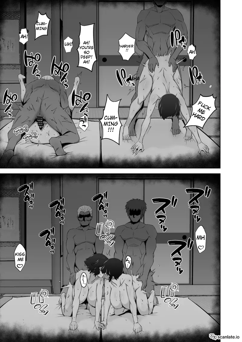 [Donson] Netorare Hitozuma Kyonyuu Shimai | Cuckholding Married Sisters With Big Boobs [English] Bildnummer 32