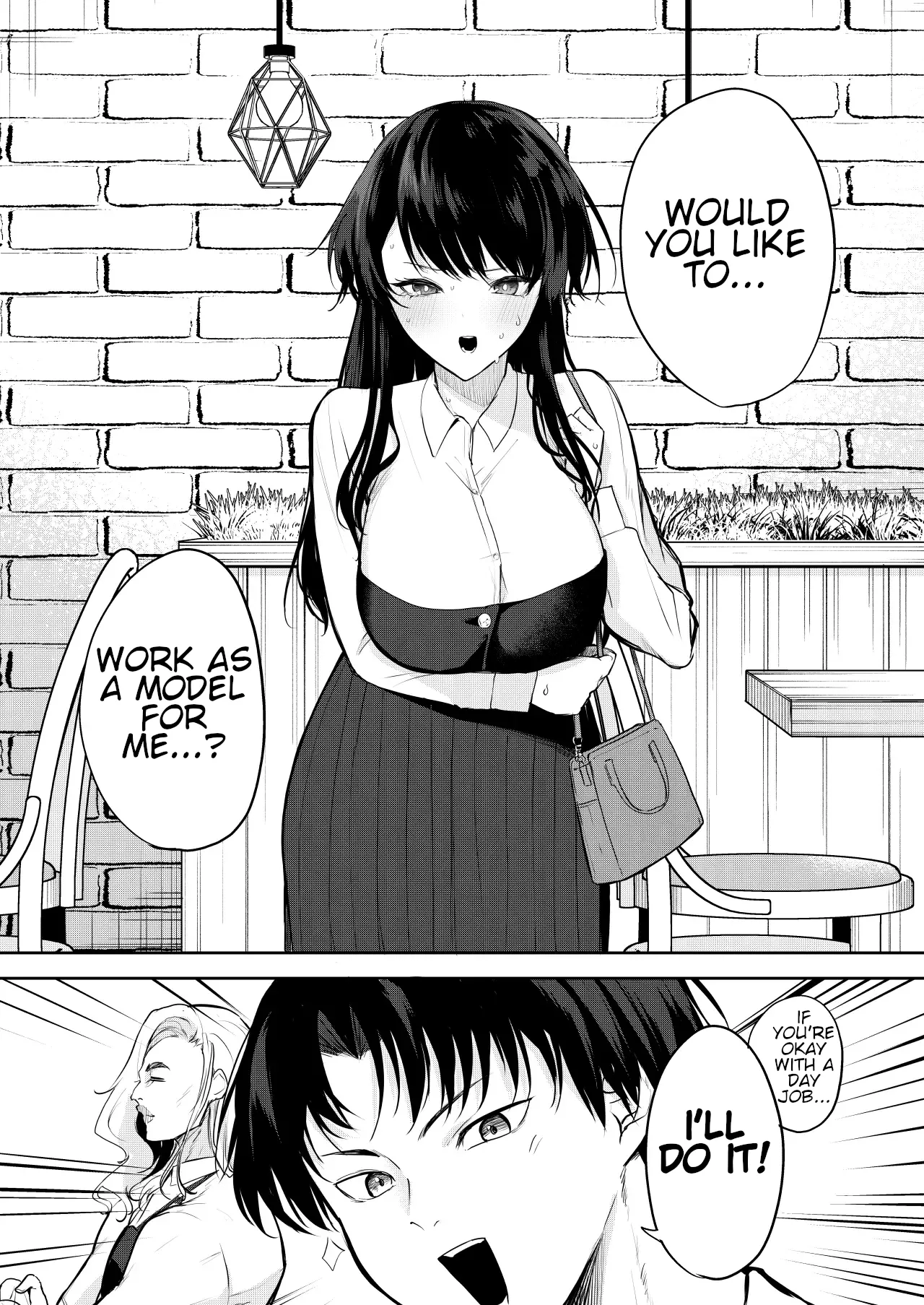 [Kurokawa Otogi] Would You Like to Be a model for an Erotic Manga? [English] [Digital] 图片编号 8