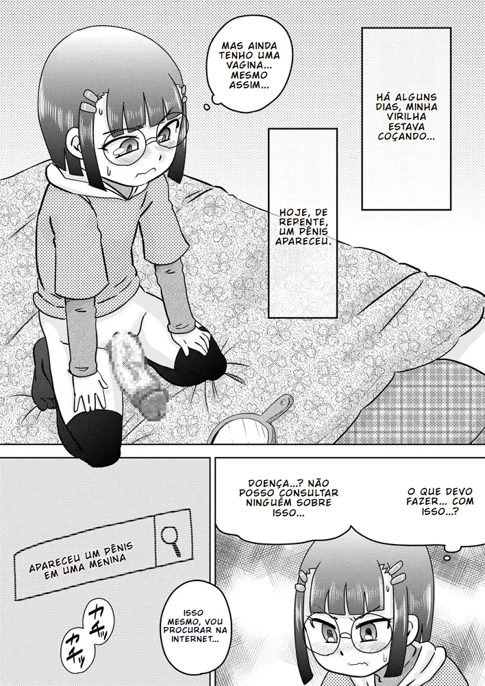 (7ten paoki) A Garotinha em Quem Nasceu um Pau [Portuguese-BR] [BLACKSUB] изображение № 5