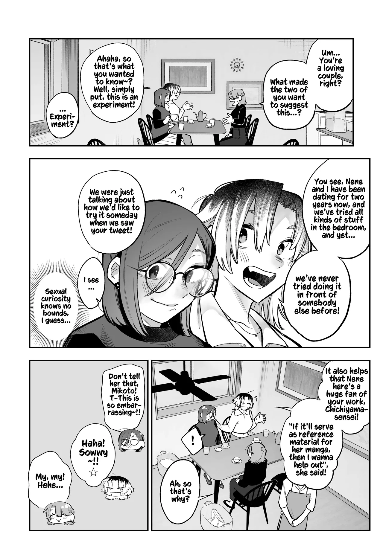 [Dozuke Taira Yuri Teikoku (Suzuo)] Onna Doushi no Sex ga Mitakatta dake nano ni Watashi mo Suru Koto ni Nattan da ga! | Roped Into Lezzy Sex: I Just Wanted to Watch~!! [Digital] [English] [Kusanuu] Bildnummer 7