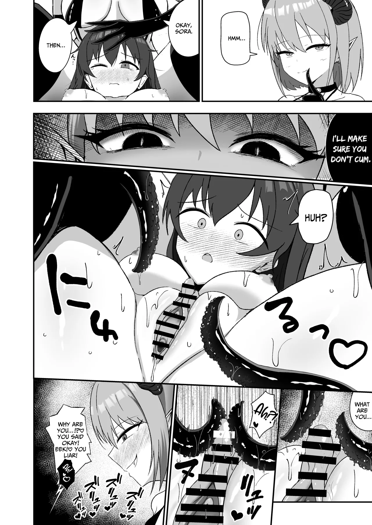 [Lilium (Aiga)] Sora-chan wa Inma no Kazoku ni Narimashita | Sora, the Sapphic Succubus's Human Sex Toy [Digital] [English] [IXIA WORKS] 画像番号 15