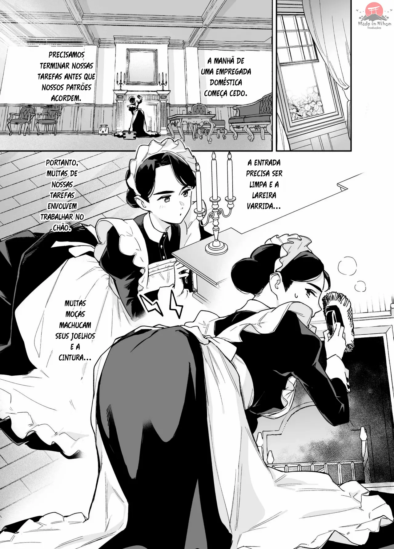 [F no Kottoubako (Onizuka Frill)] Wagaya no Housemaid Bridget Sei no Gohoushi ~Danro Souji kara Kozukuri made~ / My Housemaid Bridget's Sexual Service ~ Everything From Fireplace Cleaning, To Babymaking [pt-BR] {Bakai.org} изображение № 4