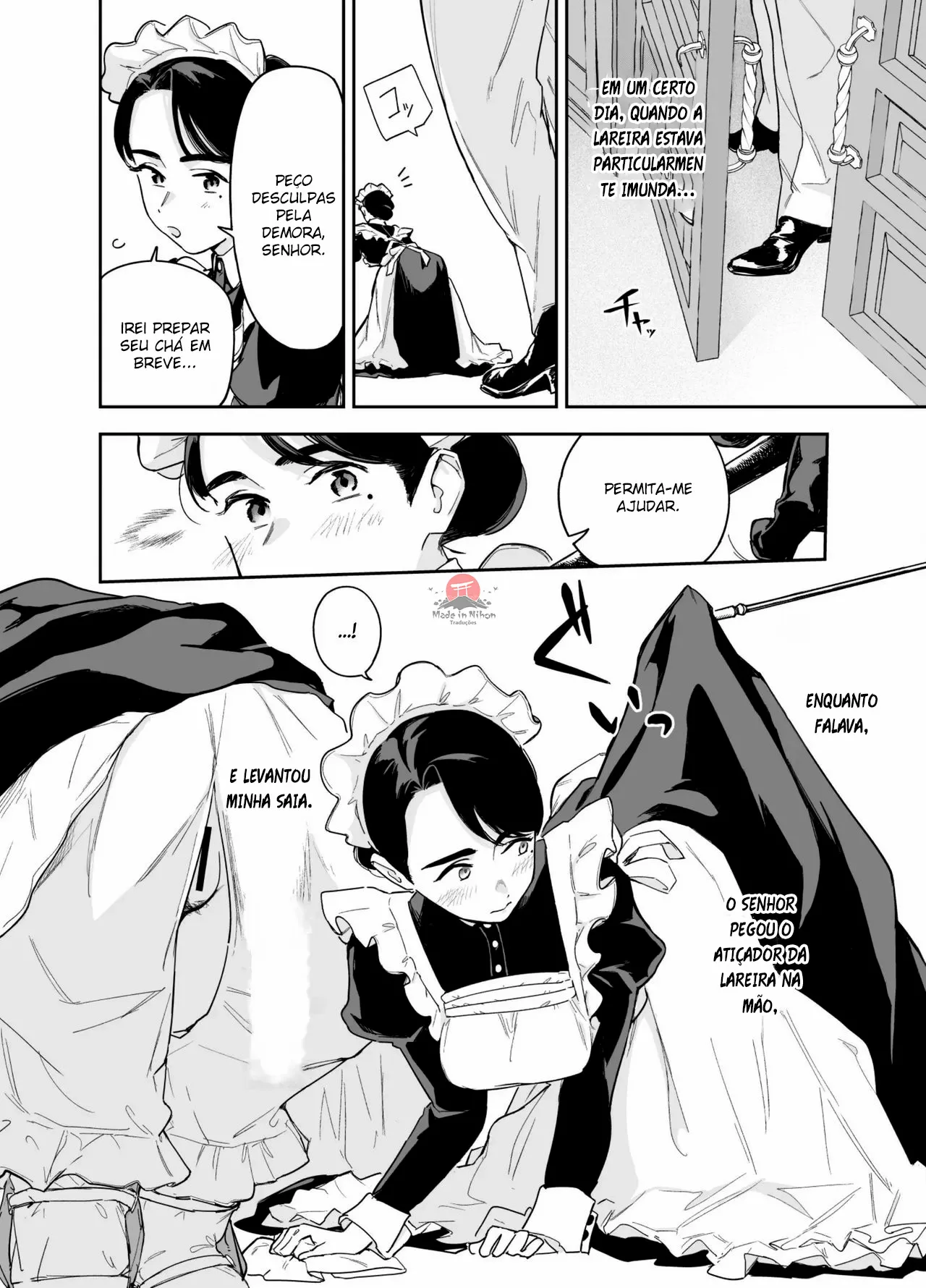 [F no Kottoubako (Onizuka Frill)] Wagaya no Housemaid Bridget Sei no Gohoushi ~Danro Souji kara Kozukuri made~ / My Housemaid Bridget's Sexual Service ~ Everything From Fireplace Cleaning, To Babymaking [pt-BR] {Bakai.org} изображение № 5