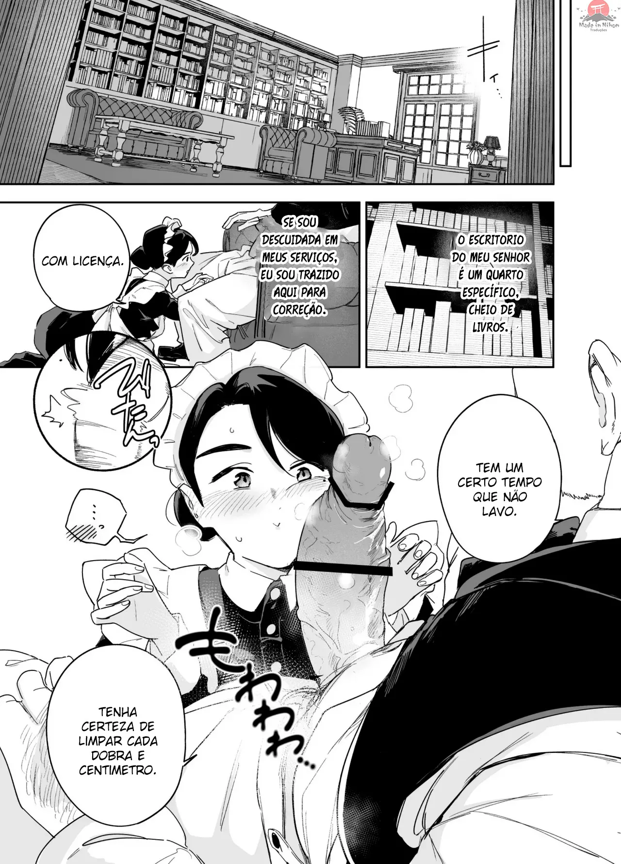 [F no Kottoubako (Onizuka Frill)] Wagaya no Housemaid Bridget Sei no Gohoushi ~Danro Souji kara Kozukuri made~ / My Housemaid Bridget's Sexual Service ~ Everything From Fireplace Cleaning, To Babymaking [pt-BR] {Bakai.org} изображение № 10