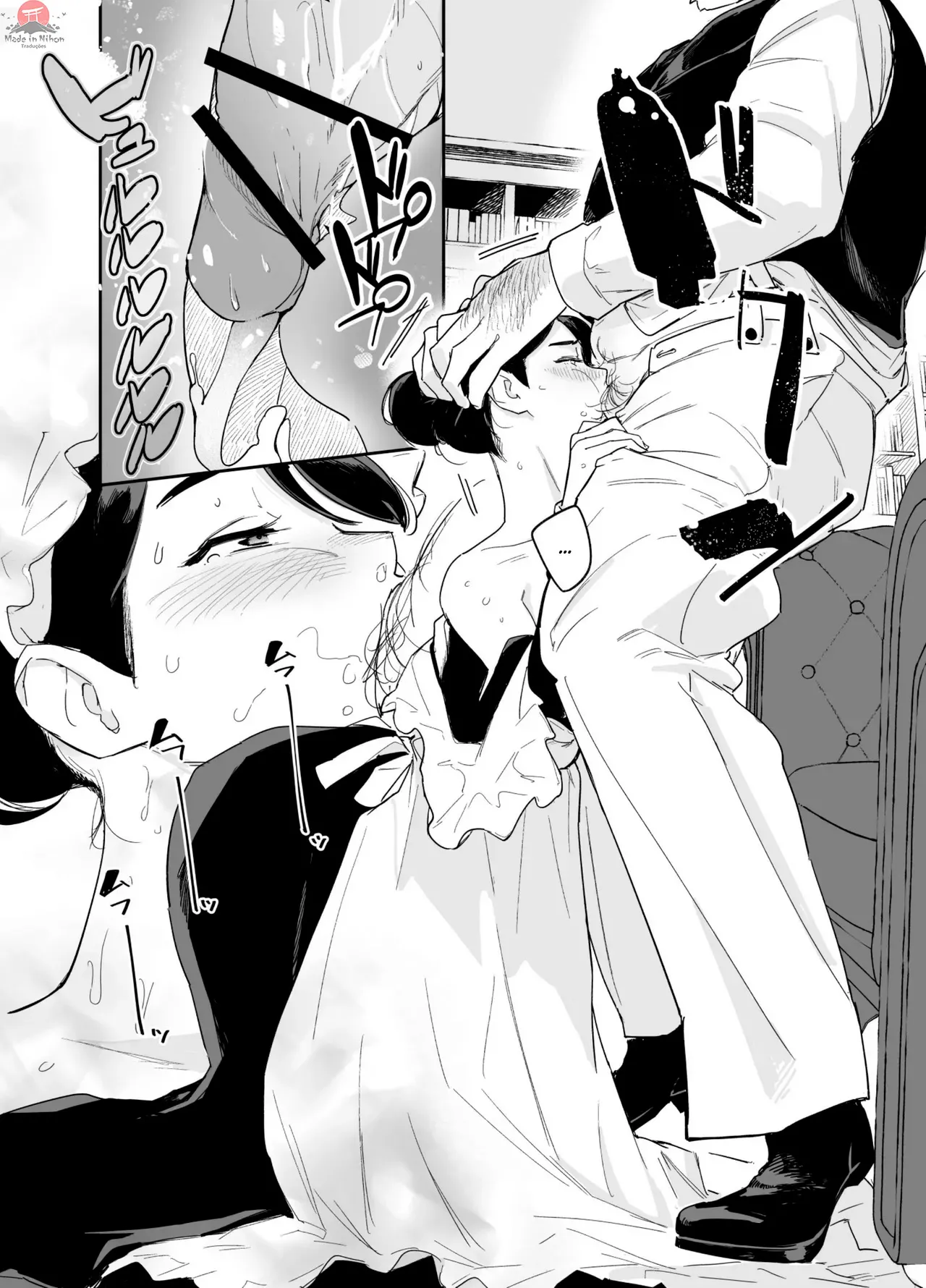 [F no Kottoubako (Onizuka Frill)] Wagaya no Housemaid Bridget Sei no Gohoushi ~Danro Souji kara Kozukuri made~ / My Housemaid Bridget's Sexual Service ~ Everything From Fireplace Cleaning, To Babymaking [pt-BR] {Bakai.org} изображение № 13