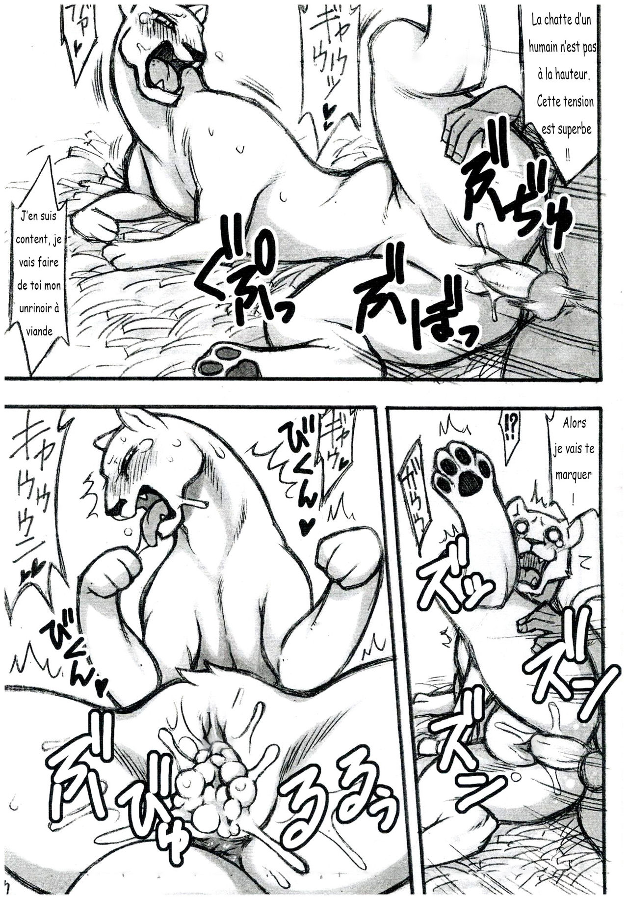 (Kansai! Kemoket) [Mayoineko (Nakagami Takashi)] Jaku Niku Goukan (TOKYO JUNGLE) [French and Unc] image number 8