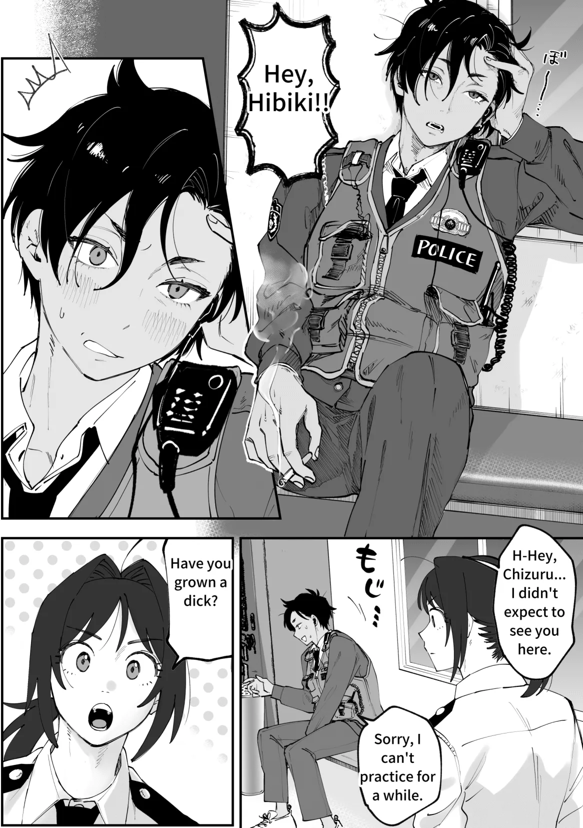 (PIXIV Fanbox) Futanari Hibiki x Chizuru (Part 1) (English) [Pi-ko] image number 2