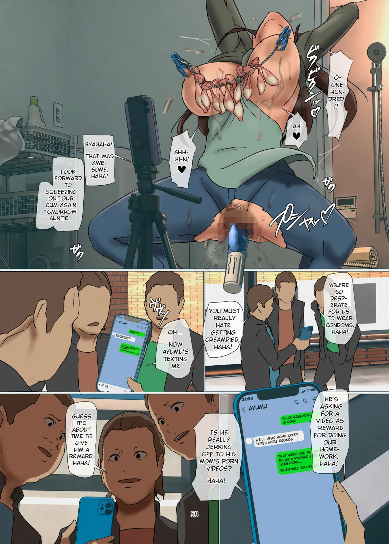 [Yojouhan Shobou] Ikenie no Haha 4 [English] [Nubi] image number 58