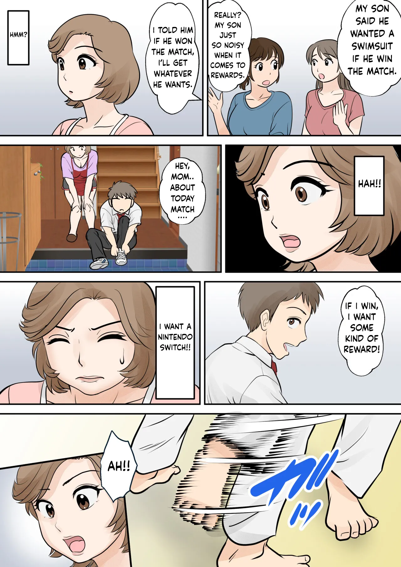 [Fuwatoro Opanchu Cake] Mother and Child Living Together Chapter 2 : Puberty [English] image number 12