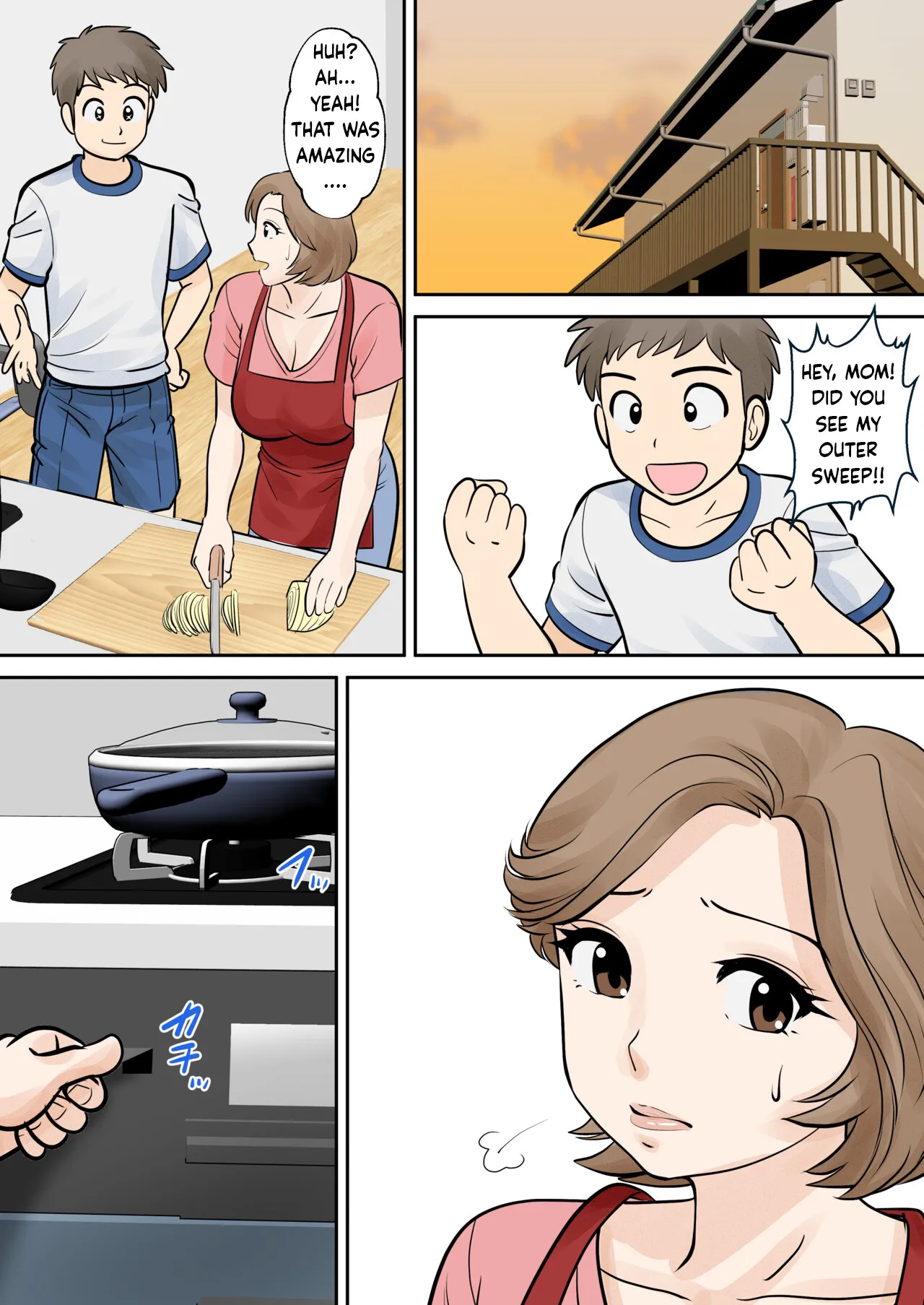 [Fuwatoro Opanchu Cake] Mother and Child Living Together Chapter 2 : Puberty [English] image number 14