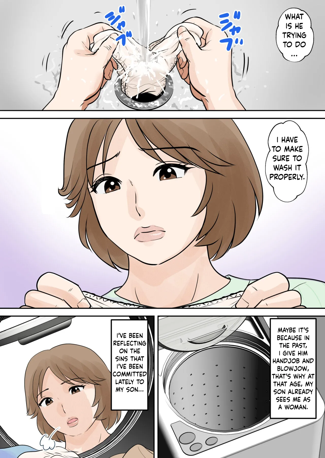 [Fuwatoro Opanchu Cake] Mother and Child Living Together Chapter 3 : Resistance [English] 图片编号 5