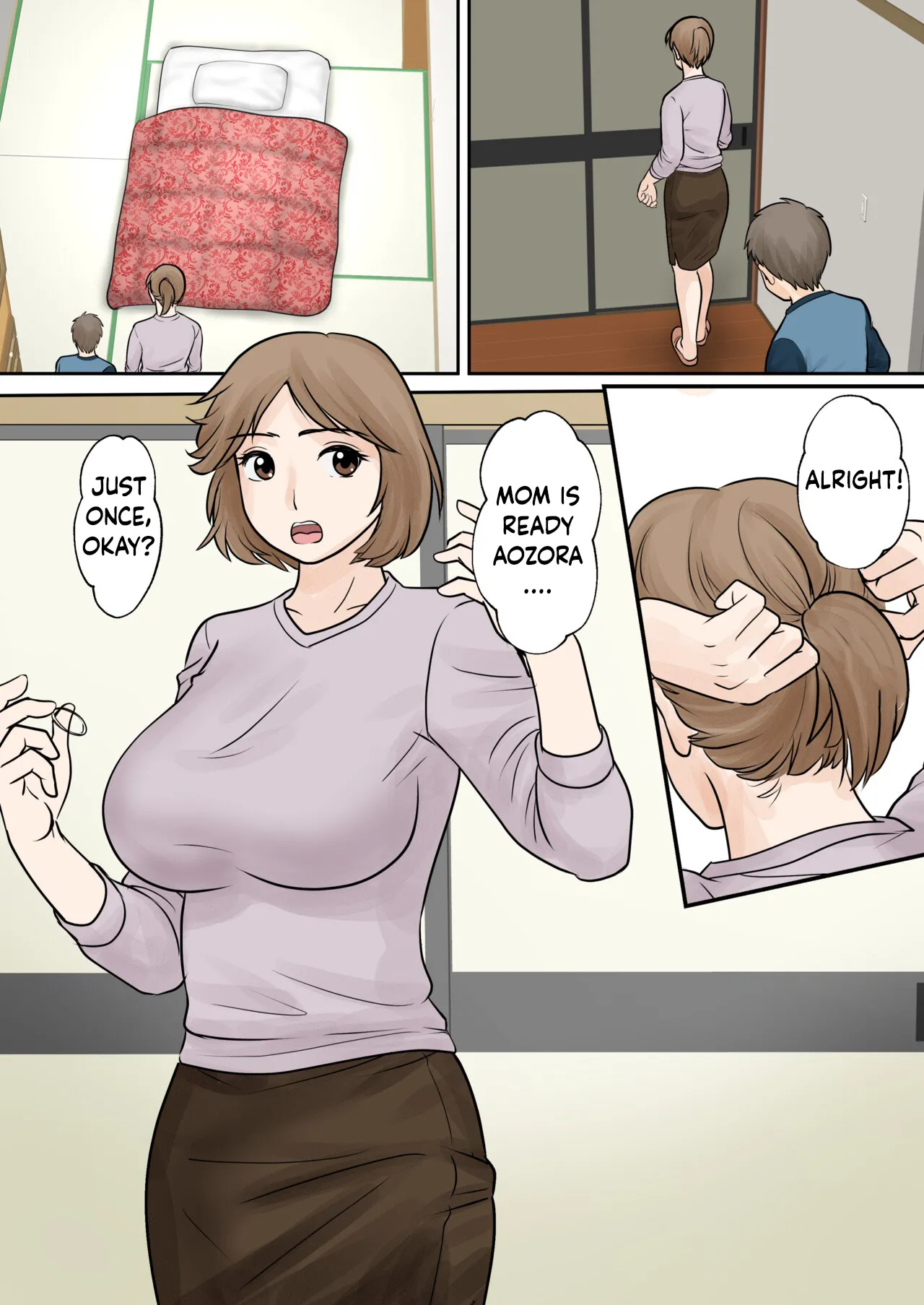 [Fuwatoro Opanchu Cake] Mother and Child Living Together Chapter 3 : Resistance [English] 图片编号 46