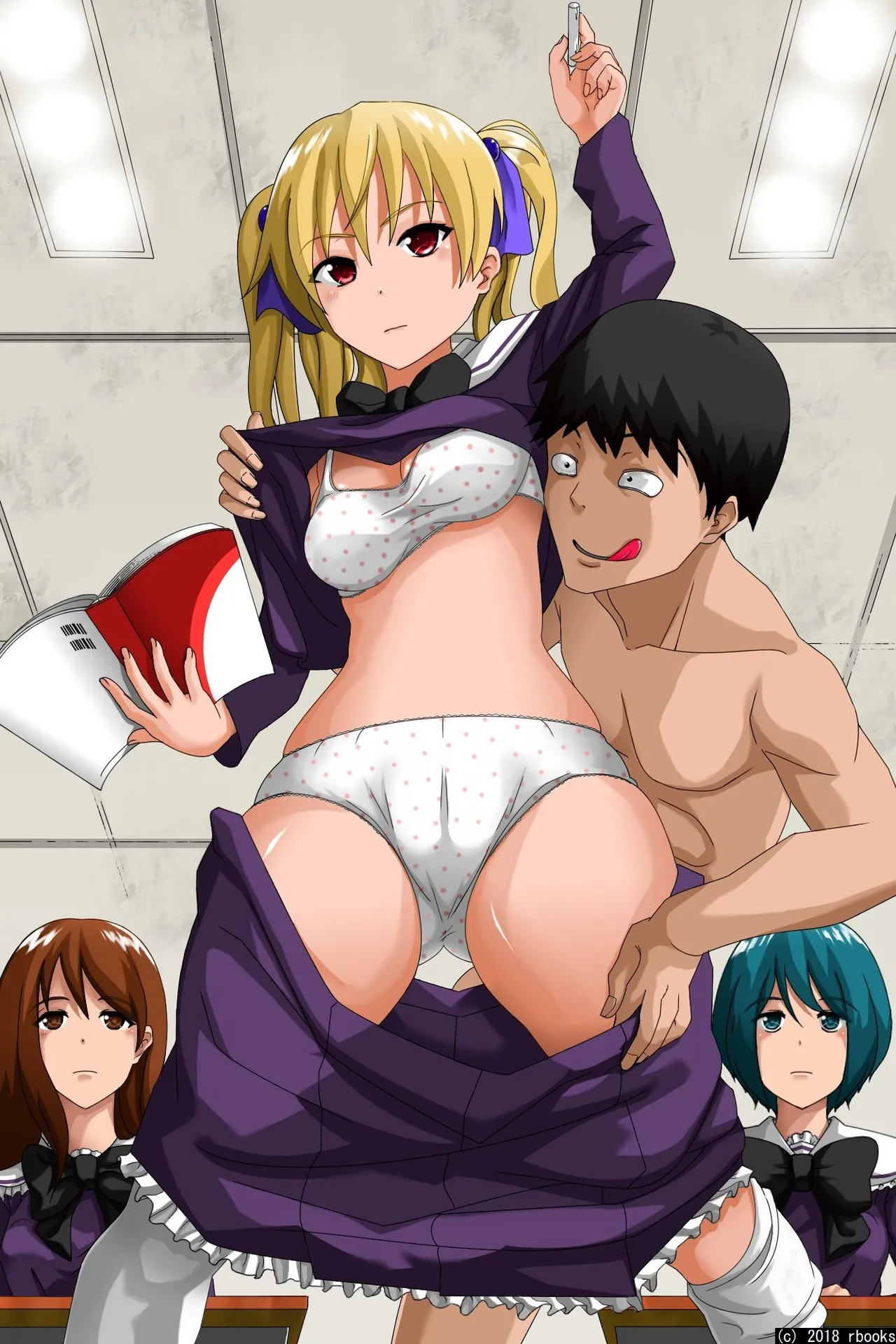 [rbooks] Hitori no Otoko ni Shihai Sarete Iru Gakuen ~Jikan Teishi & Saimin Mind Control|被一个男人支配的学园～时间停止＆催眠心灵控制【蓝枫个人翻译】 image number 2