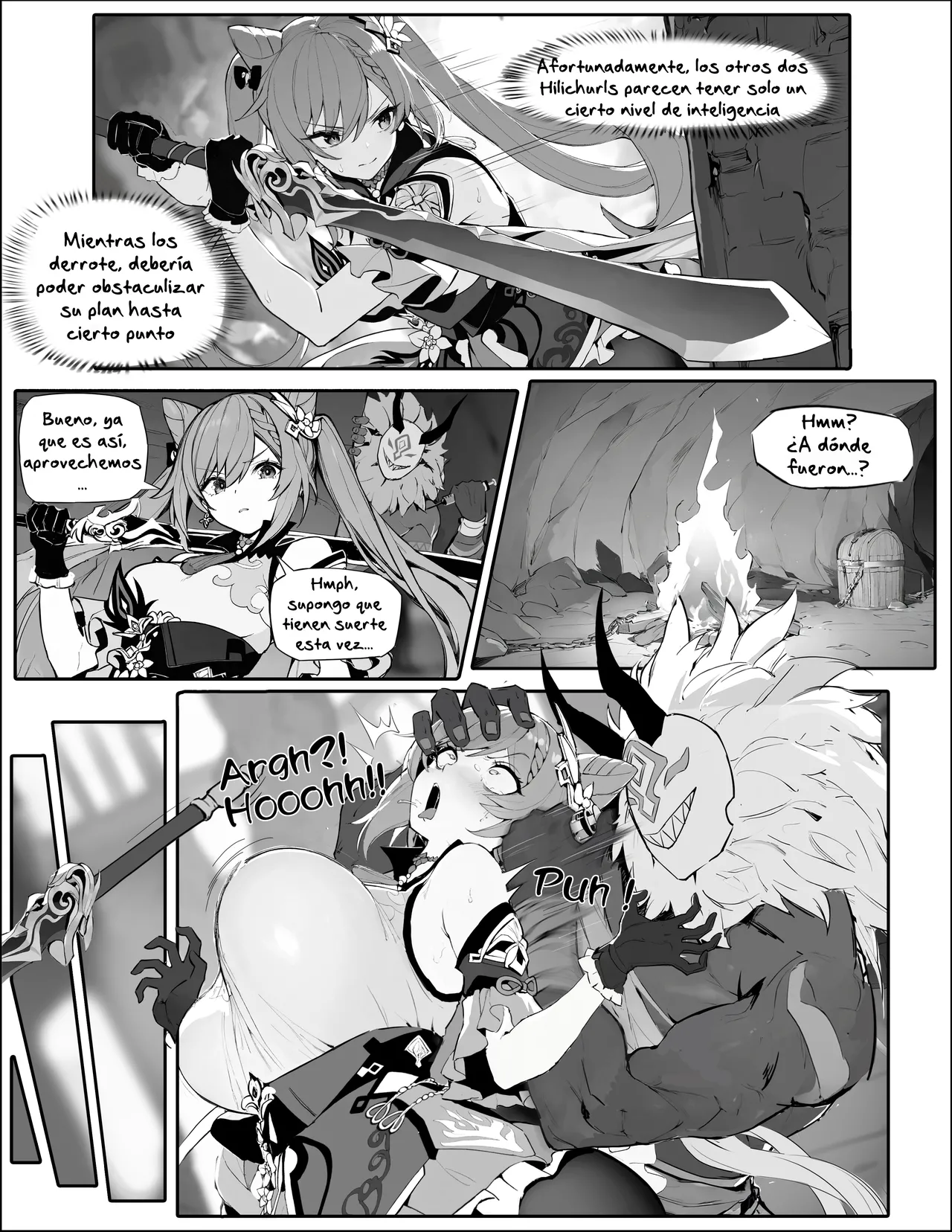 ¡Infiltración fallida! ¡Keqing se convierte en esclava sexual! image number 2