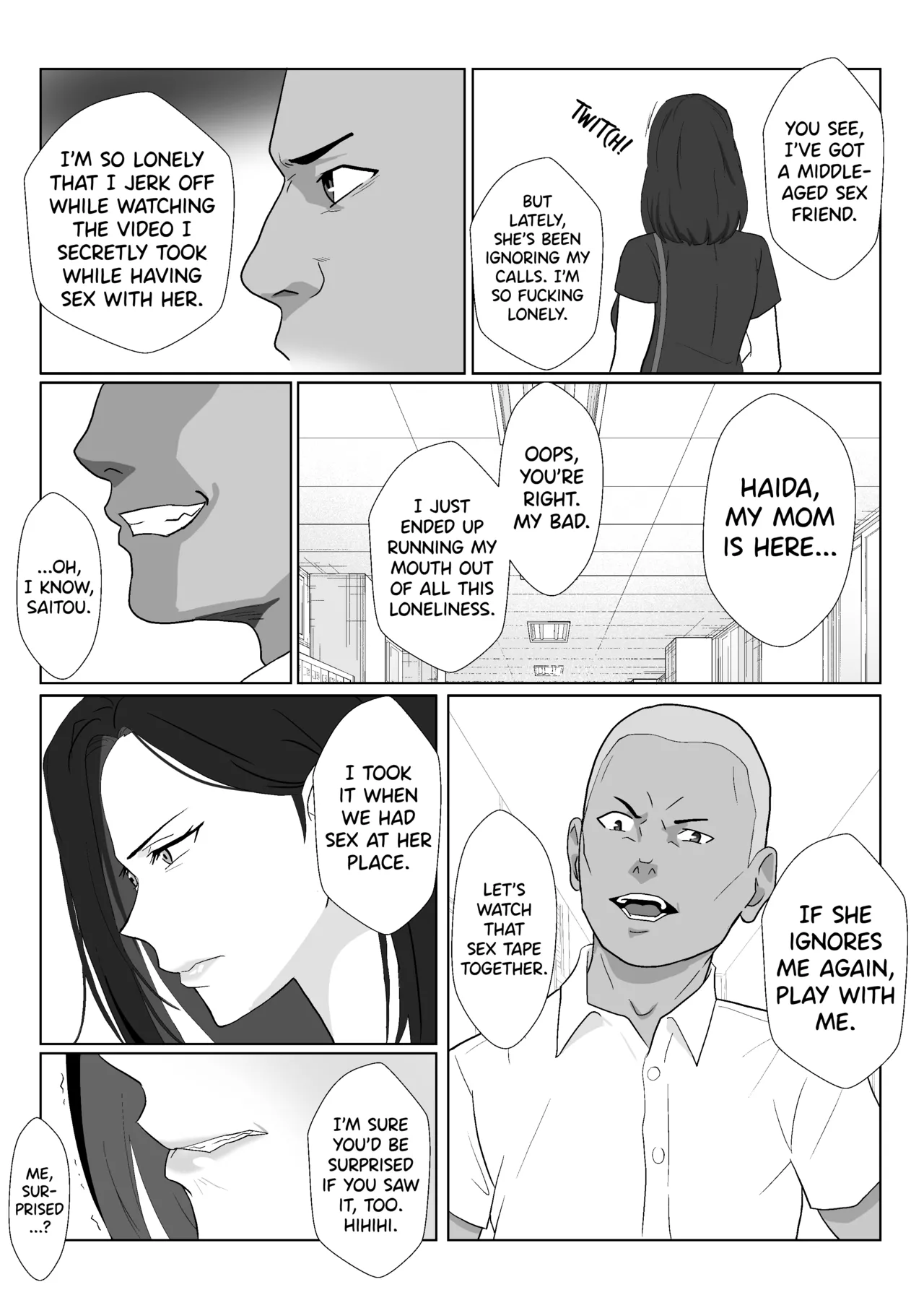 [Kiyama Haru] BariCare Kaa-san ga DQN ni Netorareta Enchousen [English] [biribiri] image number 9