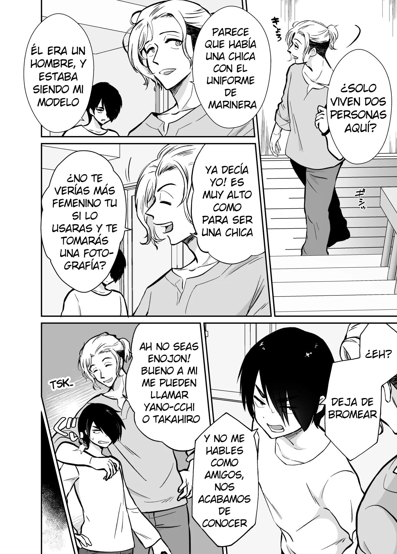 Mesu Ochi Share House Rin-kun Hen 〜 Mangaka Shibou no Kage Kya 2 nin ga Chara Otoko ni Oishiku [Delnero] [Spanish] 이미지 번호 11