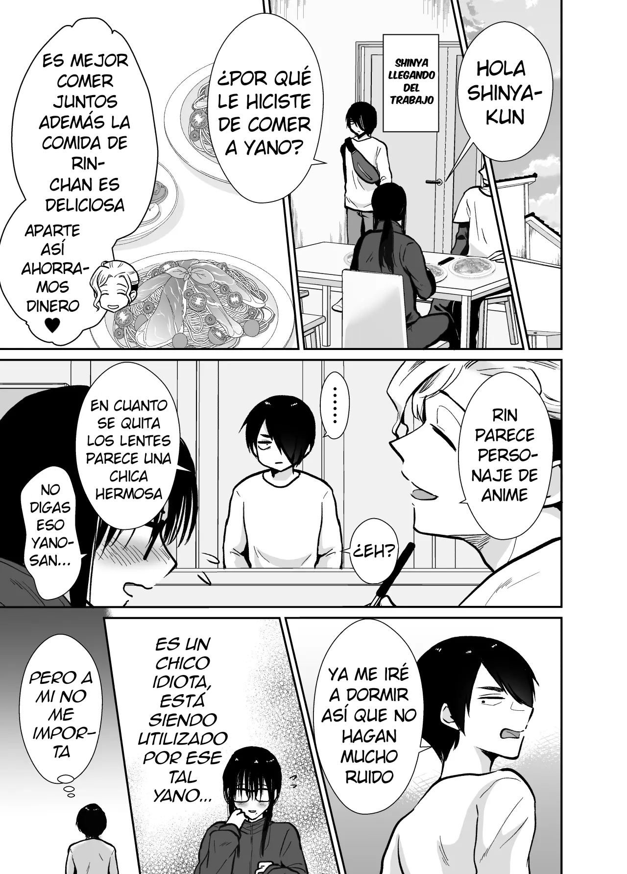 Mesu Ochi Share House Rin-kun Hen 〜 Mangaka Shibou no Kage Kya 2 nin ga Chara Otoko ni Oishiku [Delnero] [Spanish] 이미지 번호 36