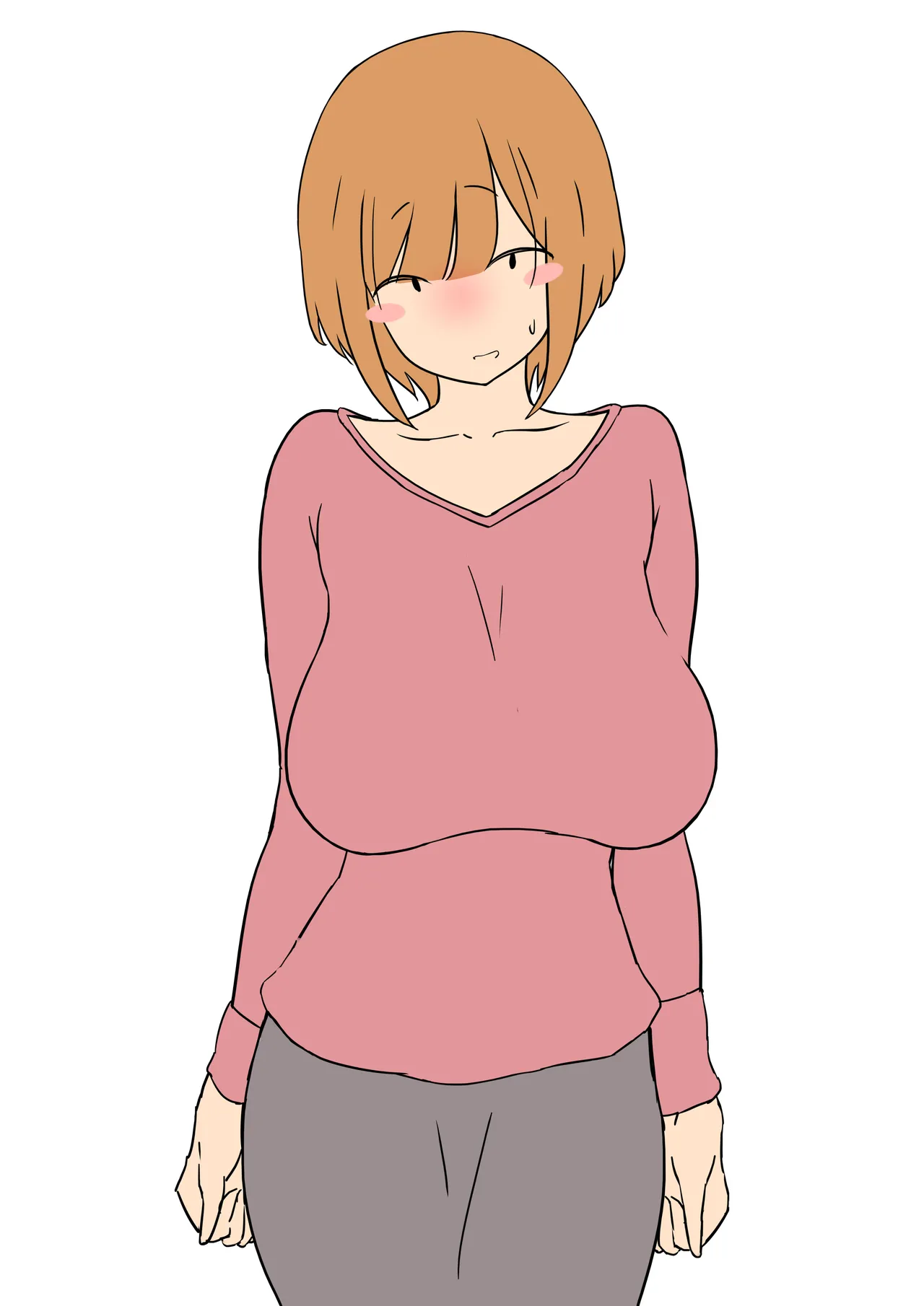 [架空書籍] 【モブ顔巨乳人妻露出NTR】モブ顔人妻さんシリーズ14 ふんどし一丁祭りで何故だかおセックス 65eme image