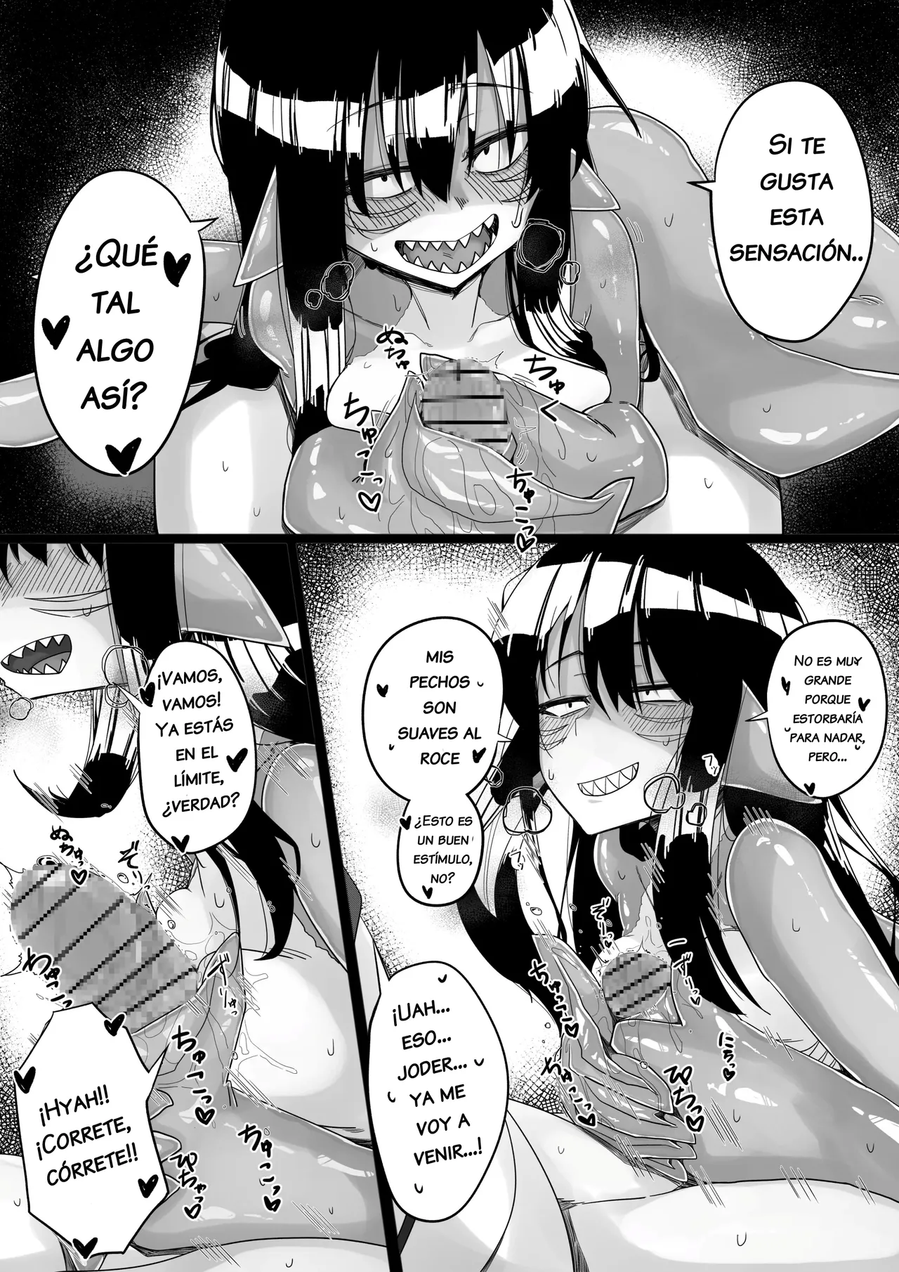 [Tyomoranma] Same Musume to Eroi Koto Suru | Haciendo cosas eroticas con una chica tiburon [Spanish] 画像番号 10