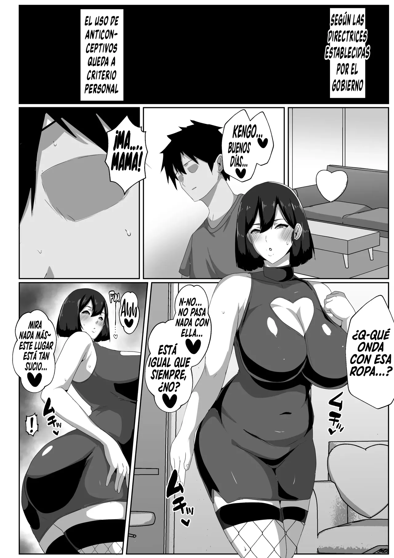 [Akikan] Boshi Seikyouiku Gimu-ka Houan Shimosato-ka｜Proyecto de Ley para la Educación Sexual Obligatoria para Madre-Hijo - Familia Shimosato [Spanish] [El naranjas = Mr.Naranjas] [Digital] Bildnummer 48