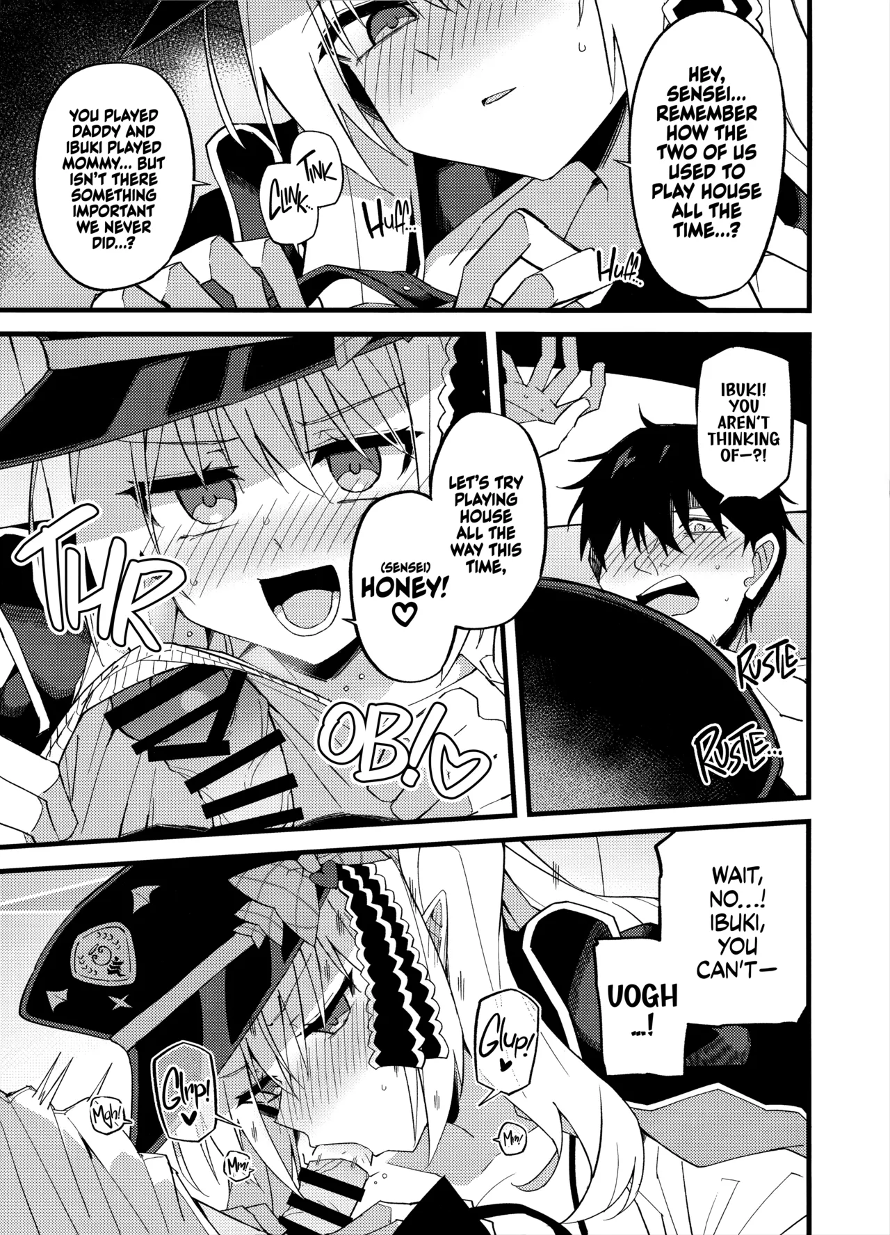 (C106) [MiracleBurn (Himiya Zyo-zu)] Ibuki, Ii-ppai Mattan da yo...♡ | Ibuki’s Waited for Sooo Long...♡  (Blue Archive) [English] [Getter Senseis] 图片编号 9