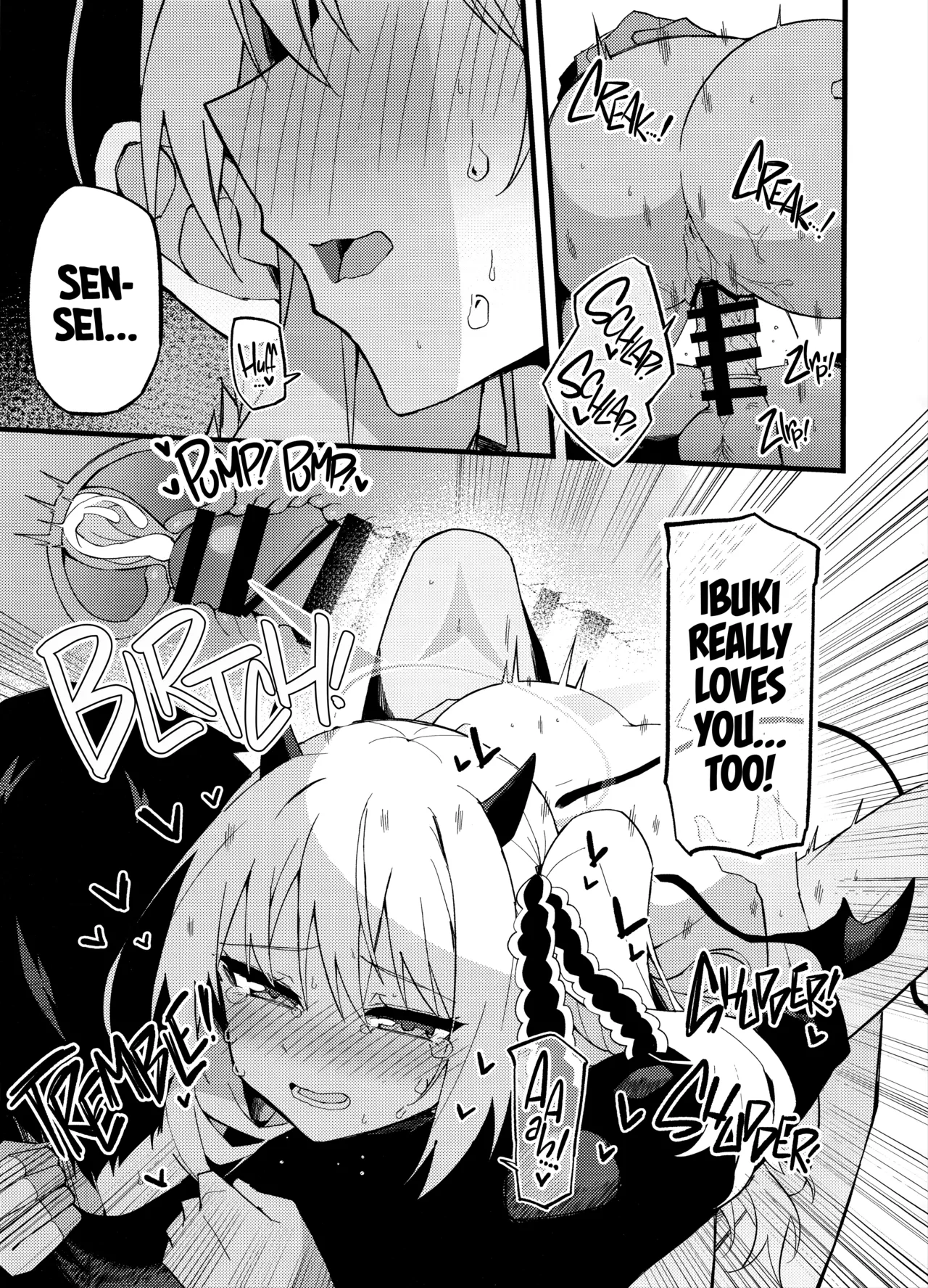 (C106) [MiracleBurn (Himiya Zyo-zu)] Ibuki, Ii-ppai Mattan da yo...♡ | Ibuki’s Waited for Sooo Long...♡  (Blue Archive) [English] [Getter Senseis] 图片编号 21