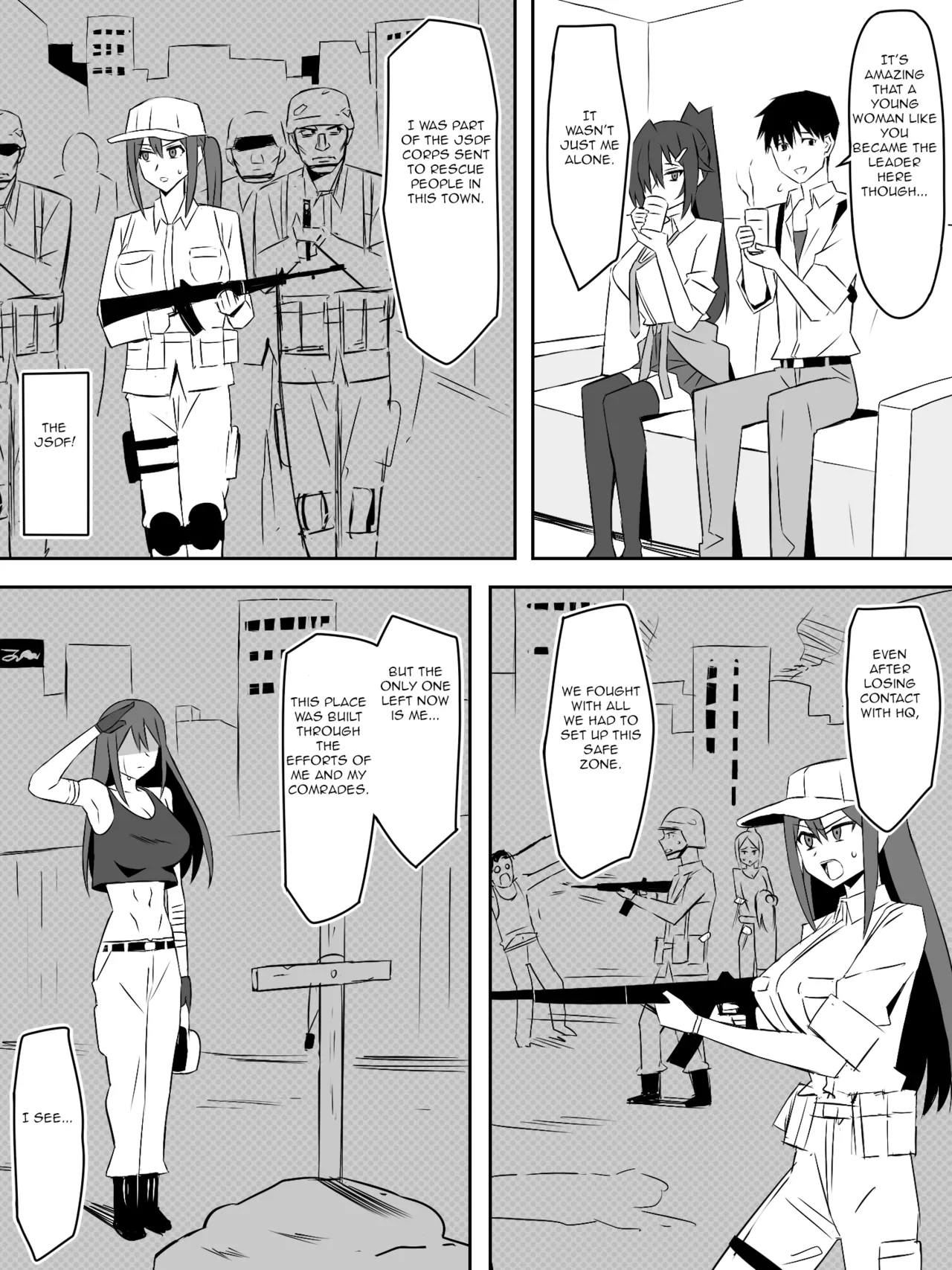 [Circle Kagemusha (Kagemusha)] Zombie Harem Life ~Koutai Mochi no Ore to Bakunyuu Zombie~ 7 [English] image number 39