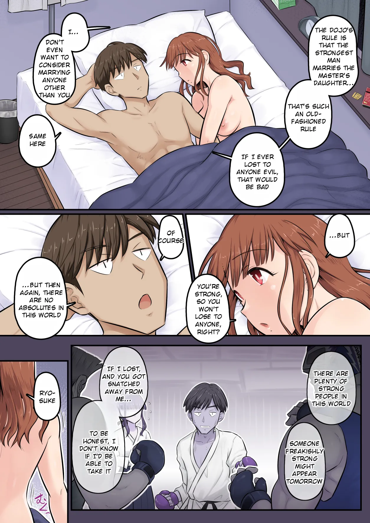 [Urayoroduya (Yoroduya Hyakuhachi)] Osananajimi Kanojo ga Doujouyaburi ni Omochikaeri Sarete, Ikkagetsu-kan Gattsuri Tanetsuke Sareru Ohanashi. 4 [English] [Rei Scans] [Digital] 图片编号 5