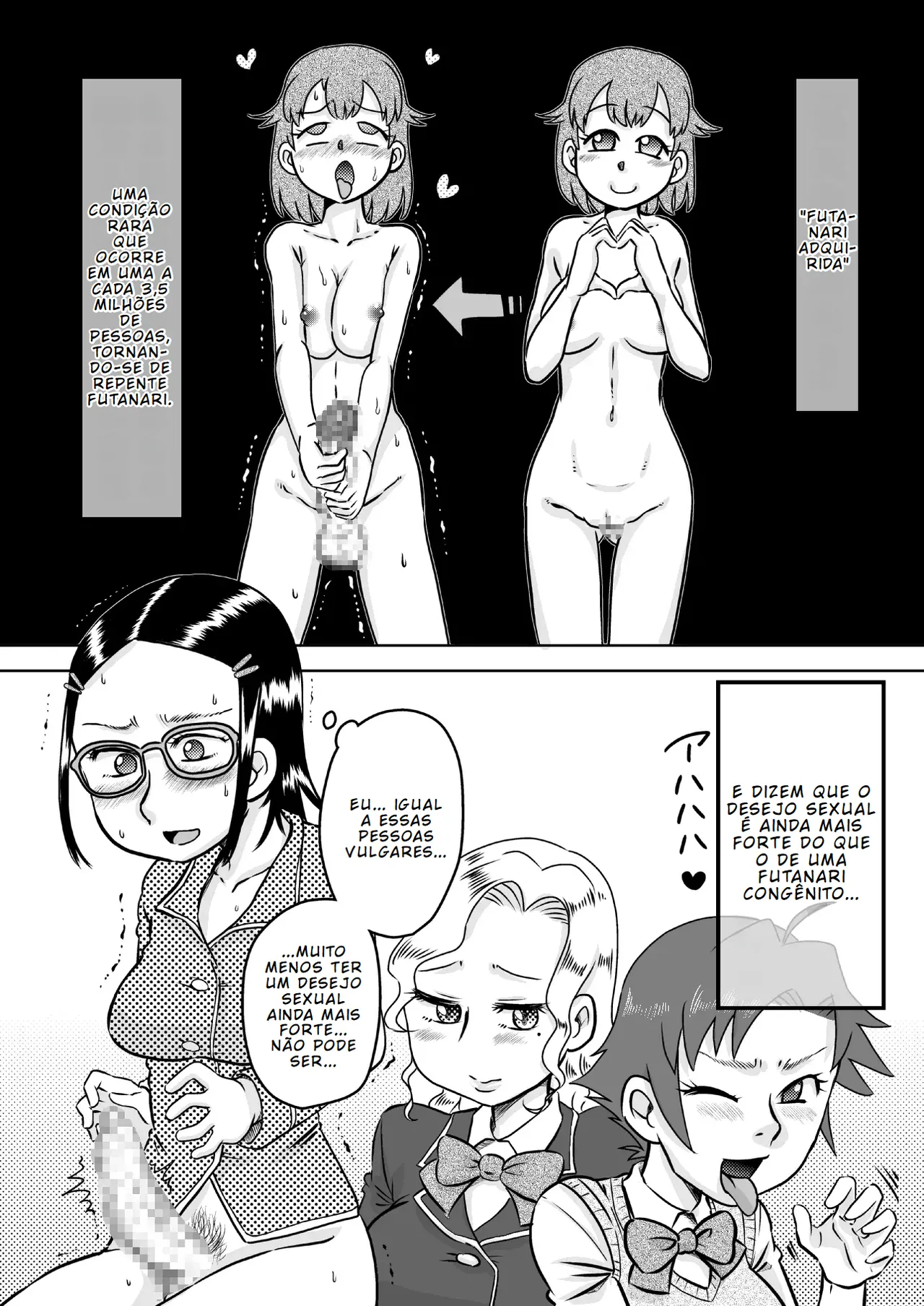 (7ten paoki) Certo Dia me Tornei Futanari – Depois que Ganhei um Pau, Não Consigo Viver sem Gozar [Portuguese-BR] [BLACKSUB] image number 8