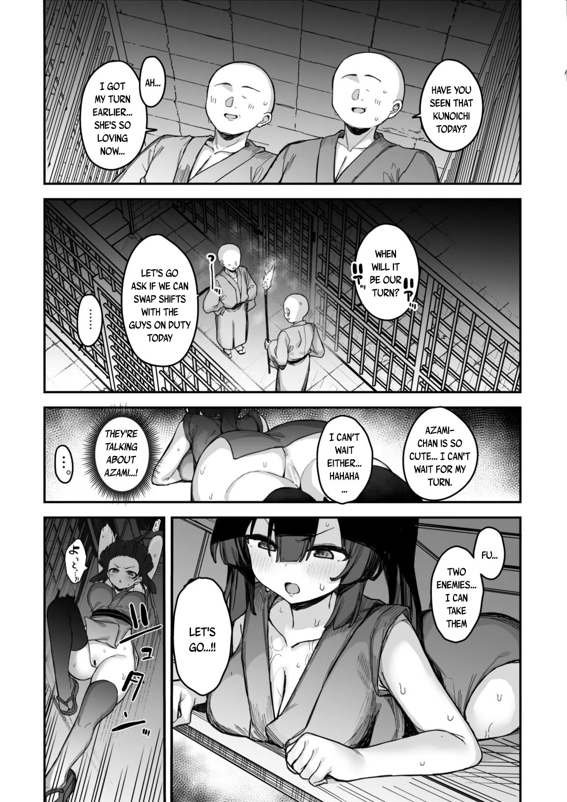 [Tamatamasanmyaku (Tamatanuki)] Kunoichi Azami ga Ochiru Made 3 [English] [Digital] image number 5