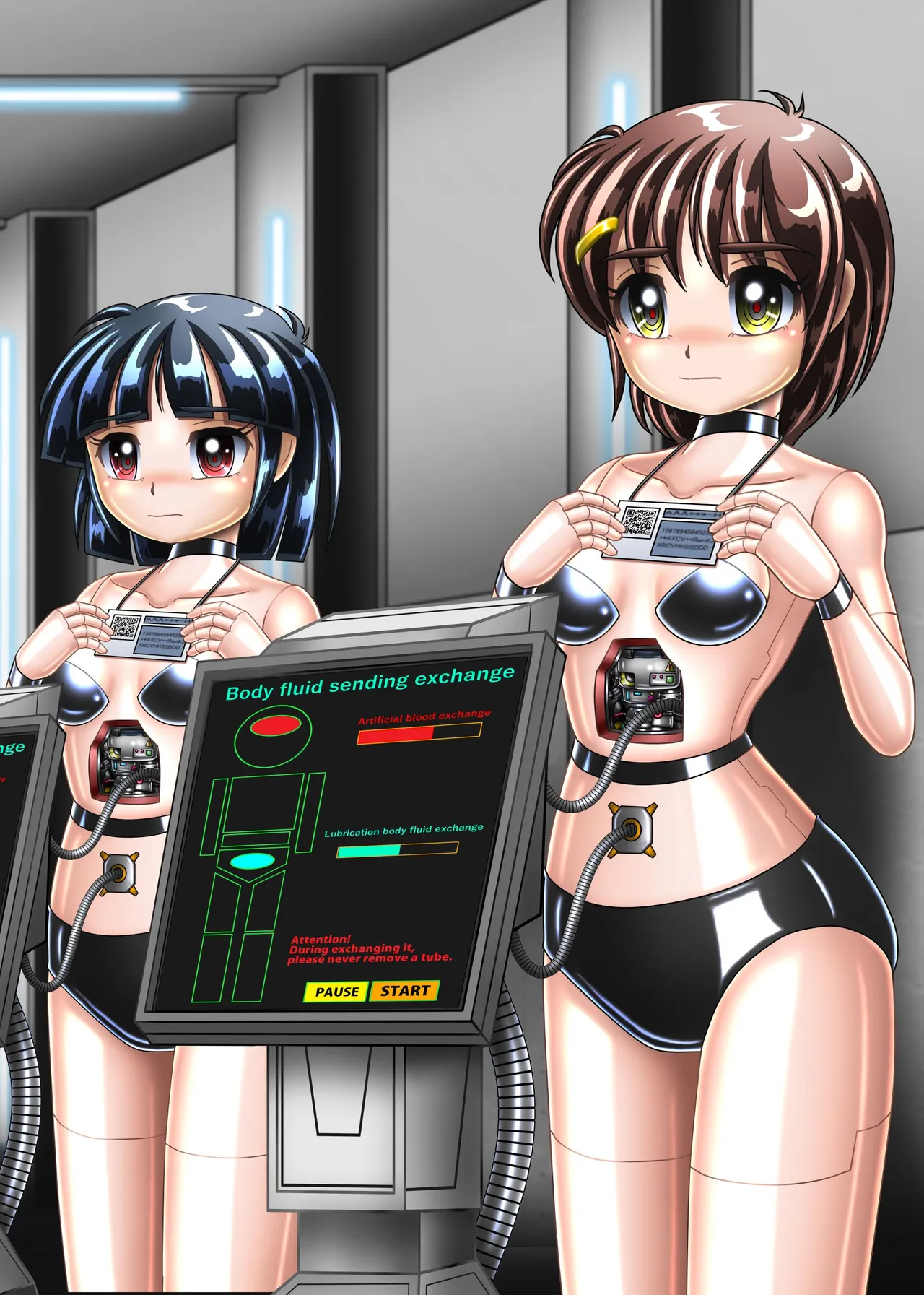 [Cyber F] TS机械人诚 (for 机械人姫奈)[Chinese][垃姬兔个人汉化] [Digital] image number 49