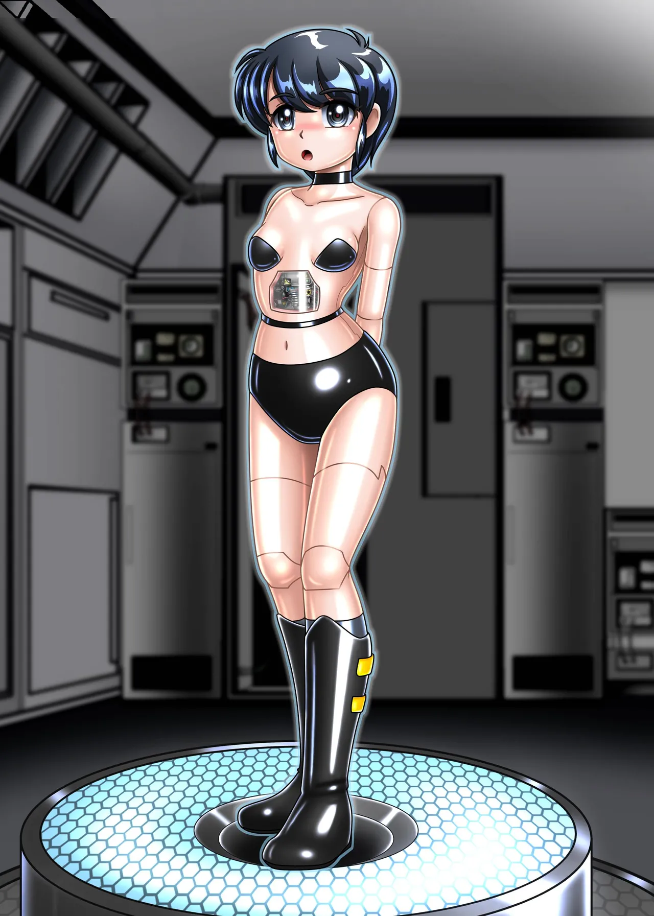 [Cyber F] TS机械人诚 (for 机械人姫奈)[Chinese][垃姬兔个人汉化] [Digital] image number 50